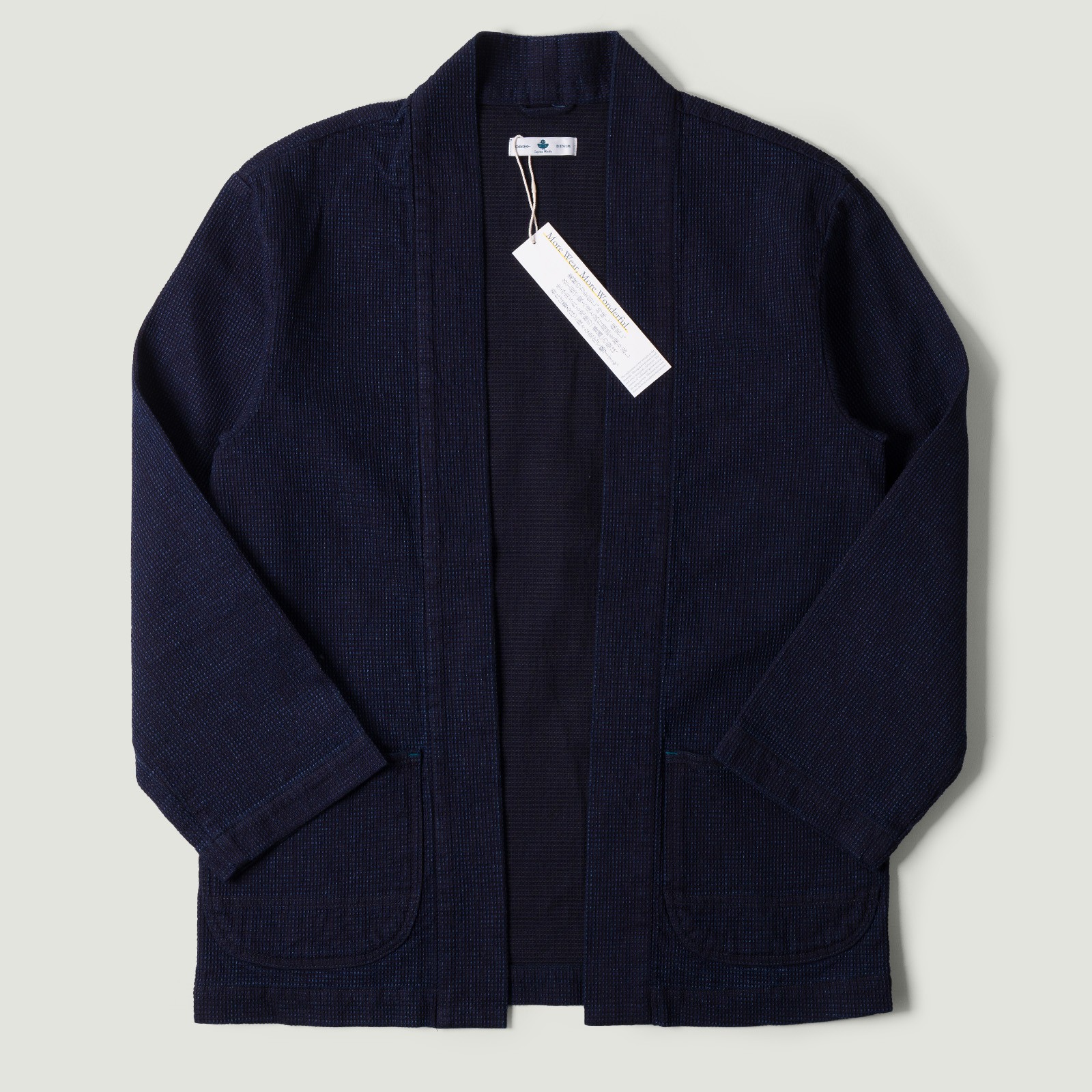 8820 12oz Cube Sashiko Denim Happi