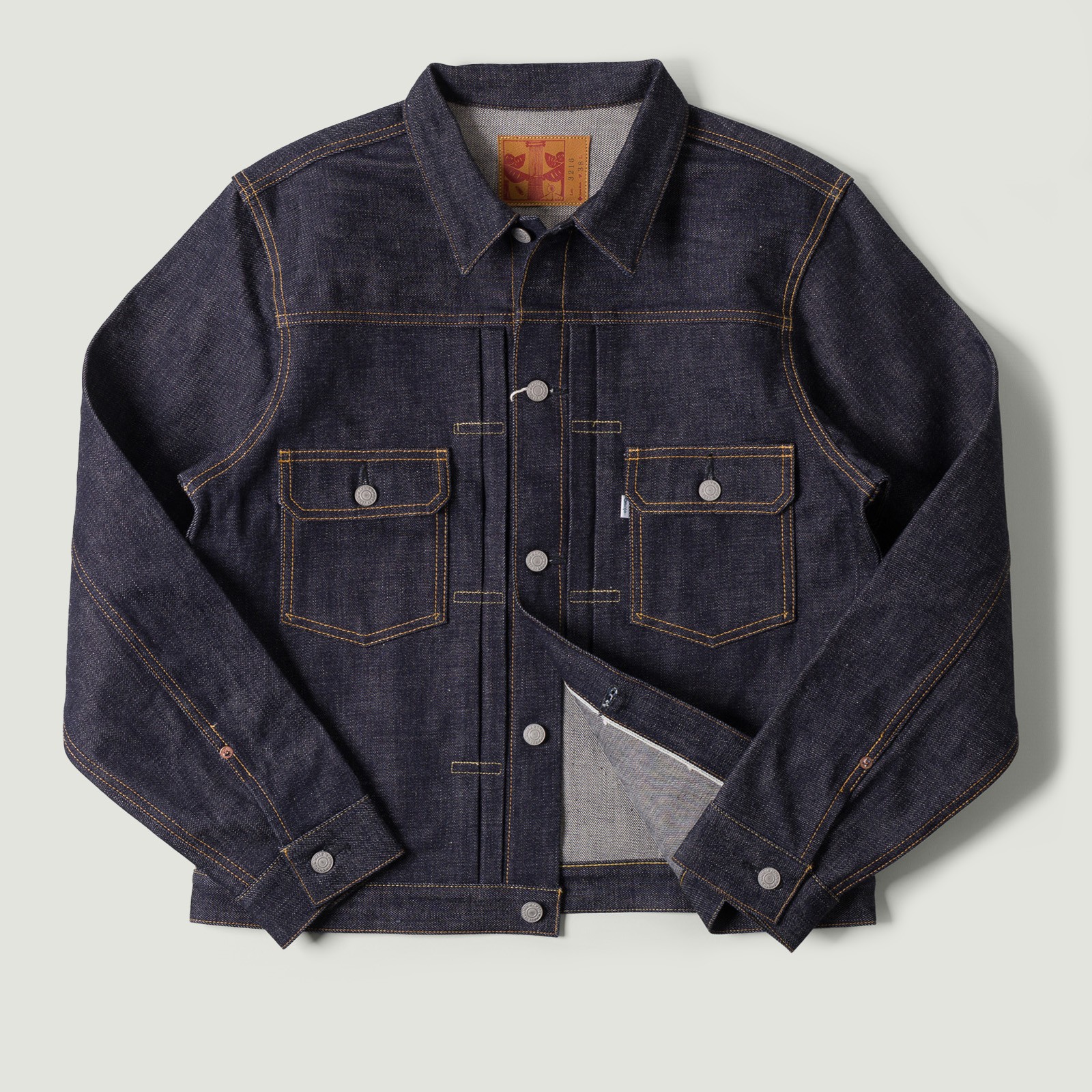 3216S 15.5oz Raw Denim Type II Jacket