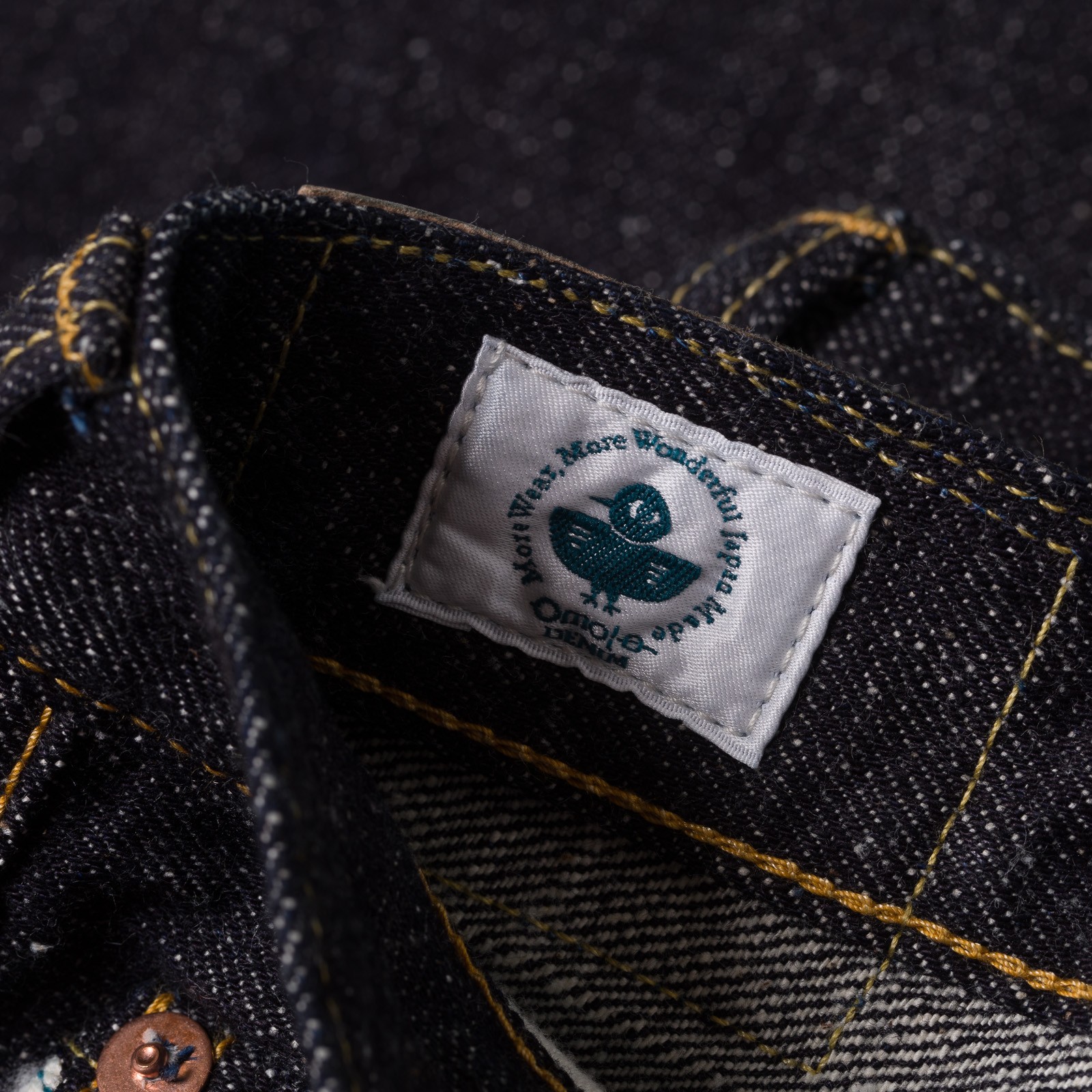 0611 15.5oz Slub Nep Denim Relax Fit Jeans