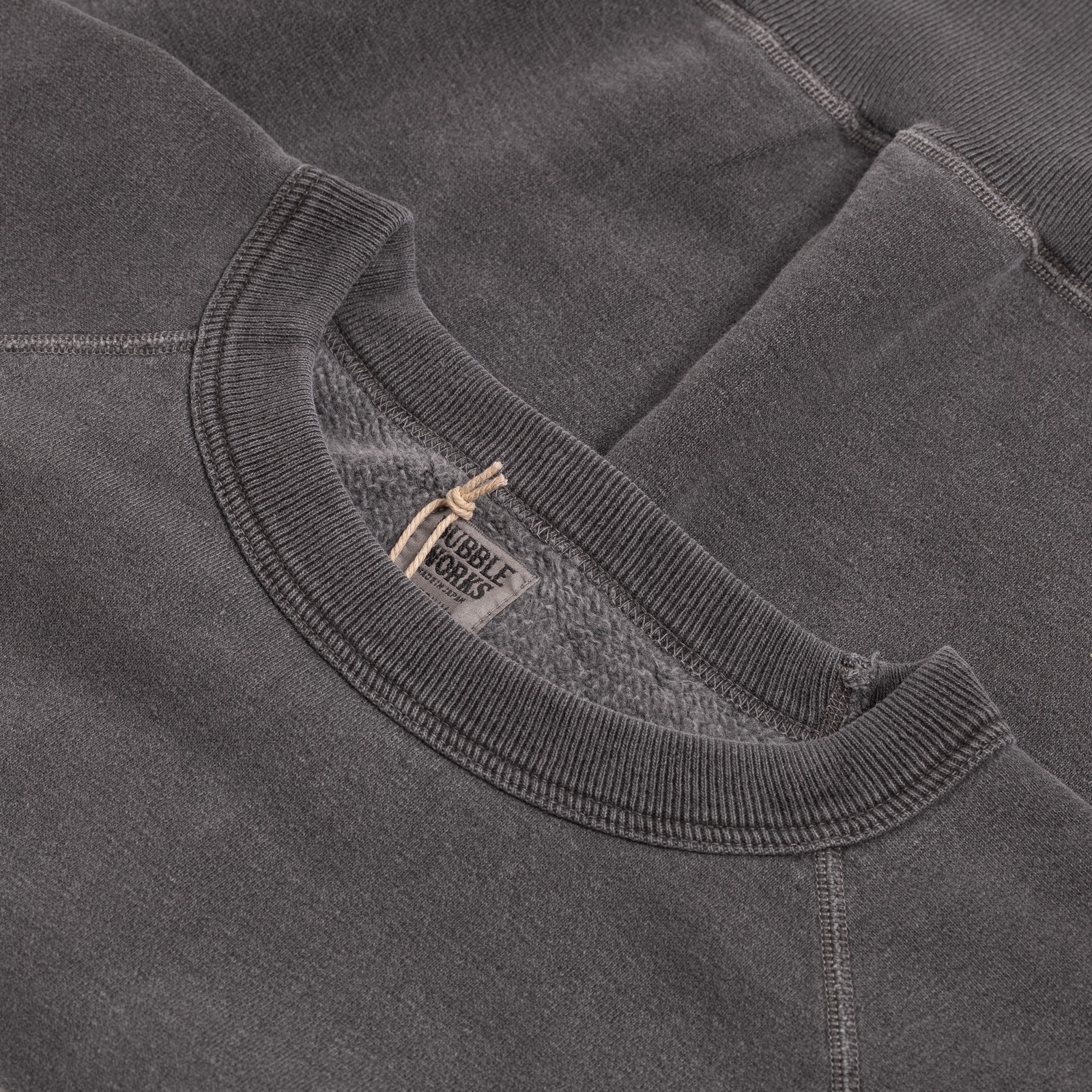 Flatseams Raglan Sweatshirt Pigment Dye Sumikuro