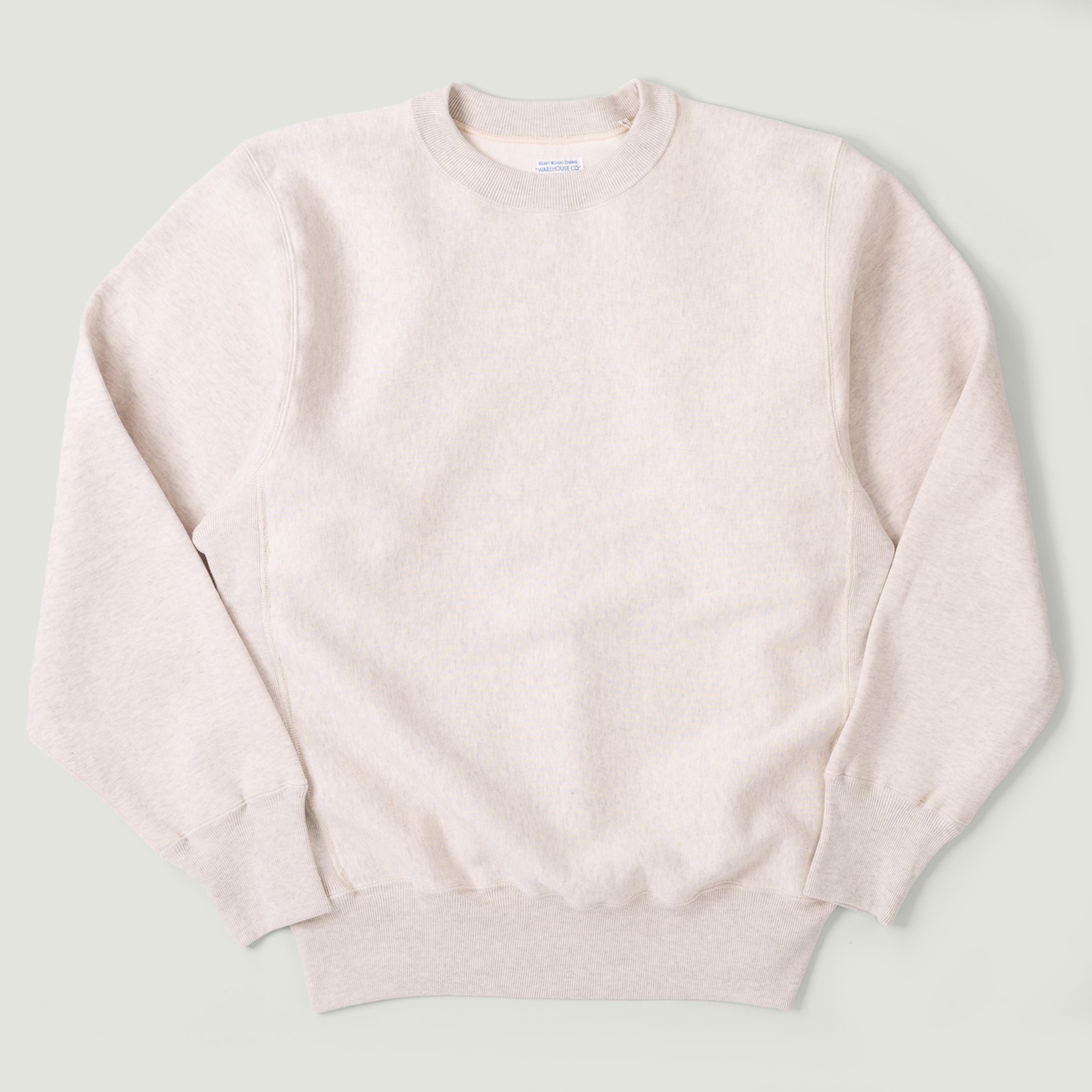 Image-Flâneurs_WAREHOUSE & CO. / Lot. 483 Reverse Weave Loopwheel Sweatshirt Oatmeal_Vignette