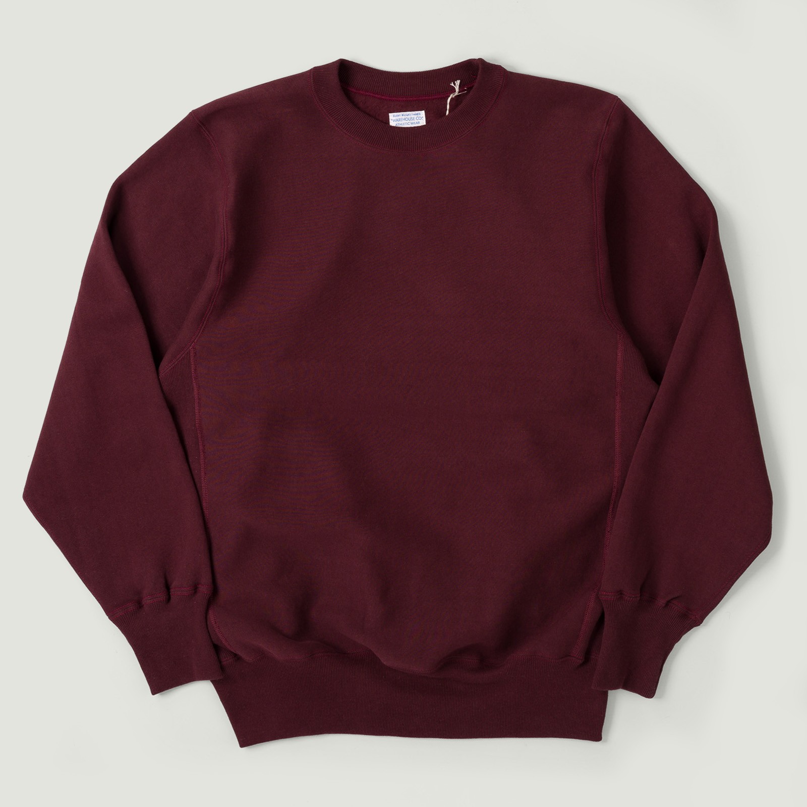 Image-Flâneurs_WAREHOUSE & CO. / Lot. 483 Reverse Weave Loopwheel Sweatshirt Bordeaux_Vignette
