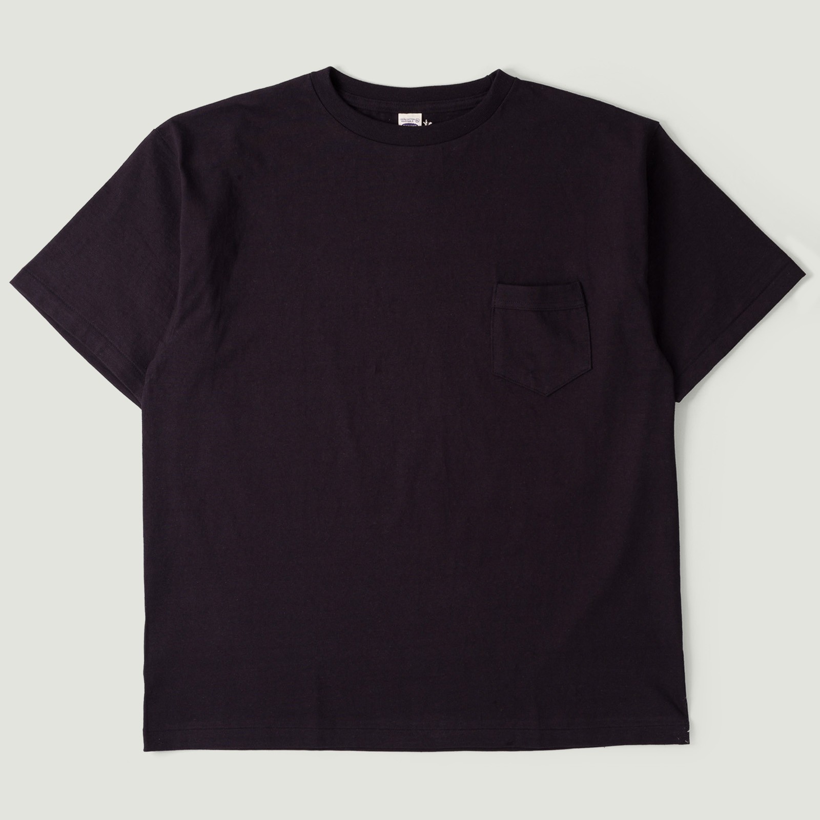 Image-Flâneurs_DENIME / Lot. 273 Crew Neck Pocket T-Shirt black_Vignette