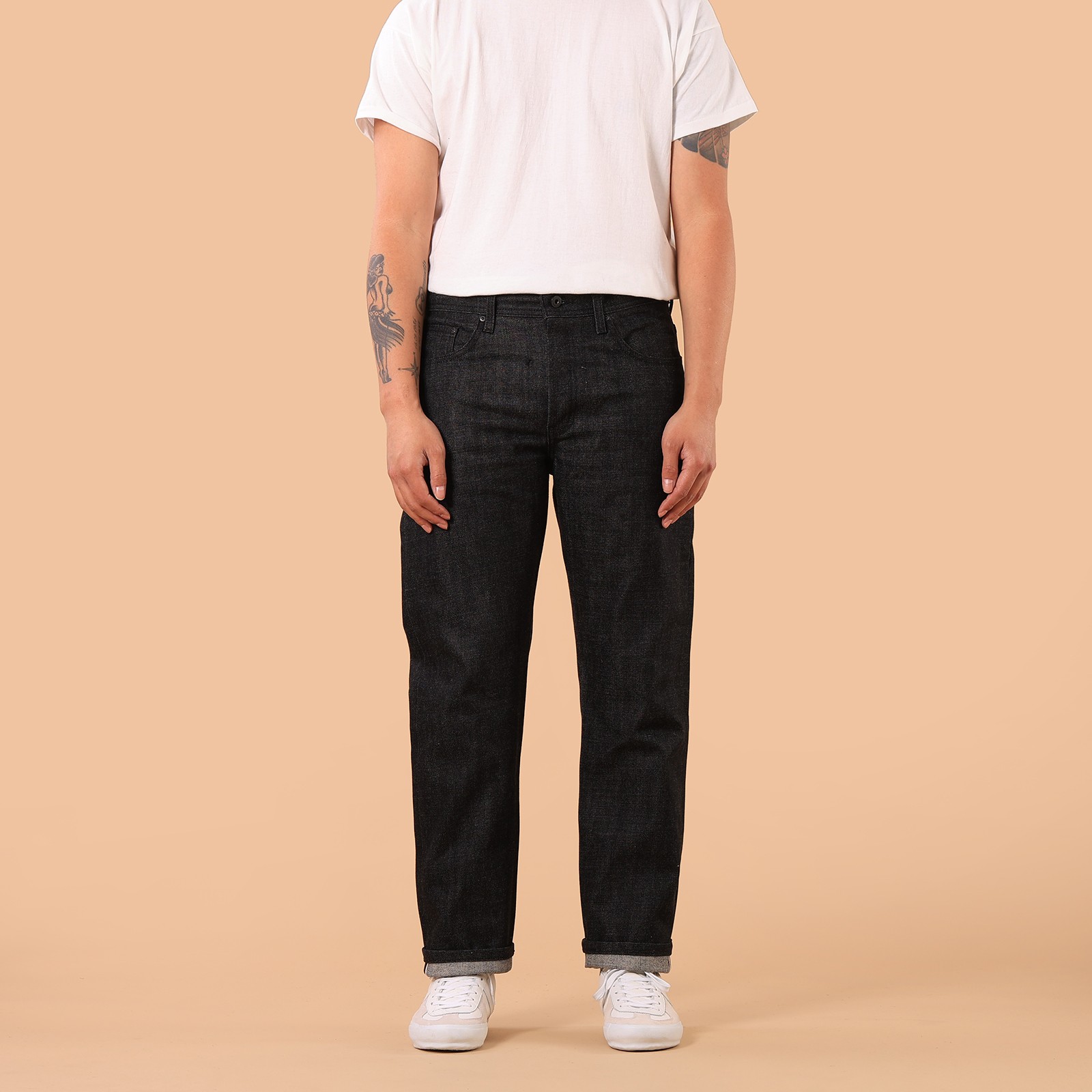 Image-Flâneurs_NAKED & FAMOUS WeirdGuy Yatagarasu Selvedge de face