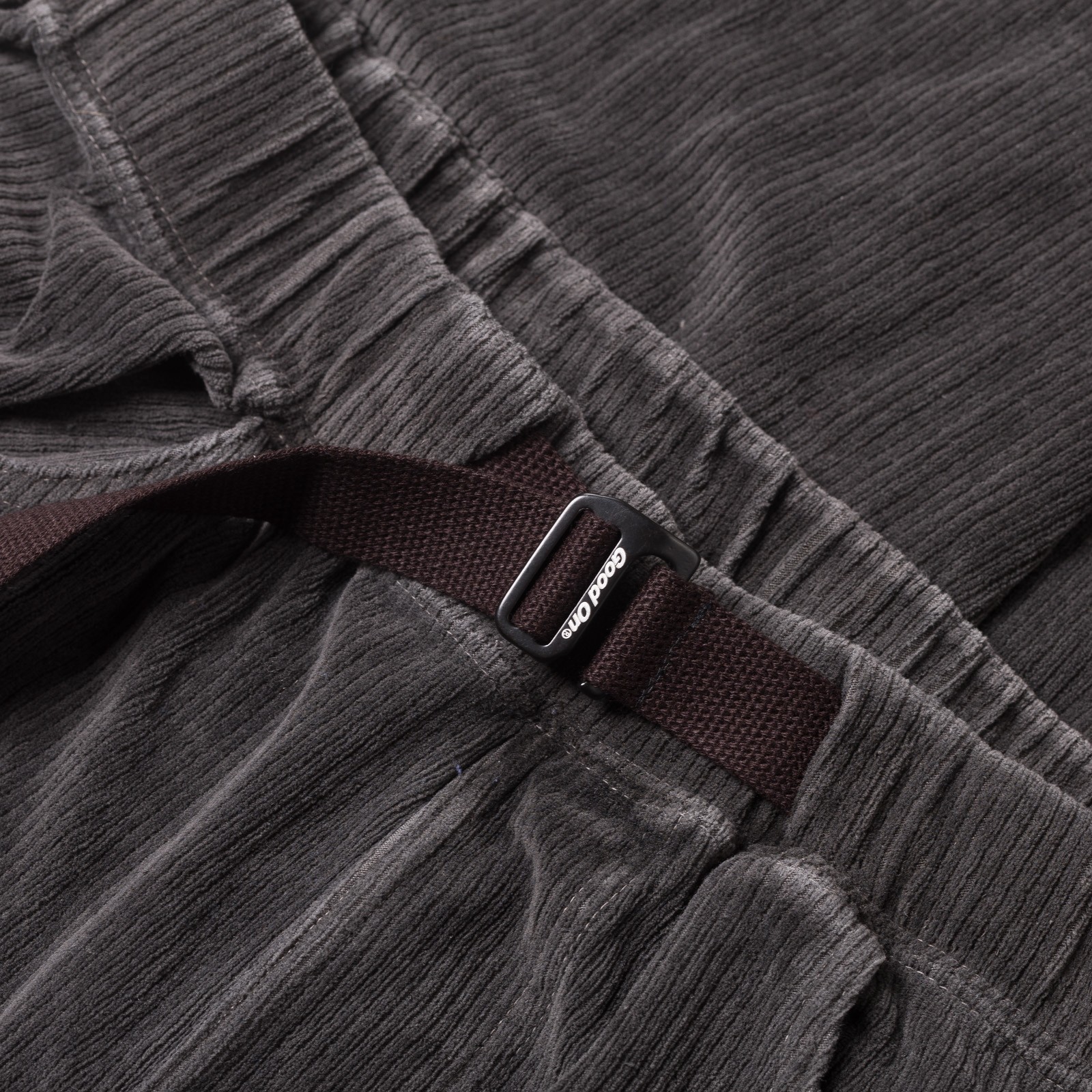 Image-Flâneurs_GOOD ON / Knit Corduroy Pants P-Black_detail-3