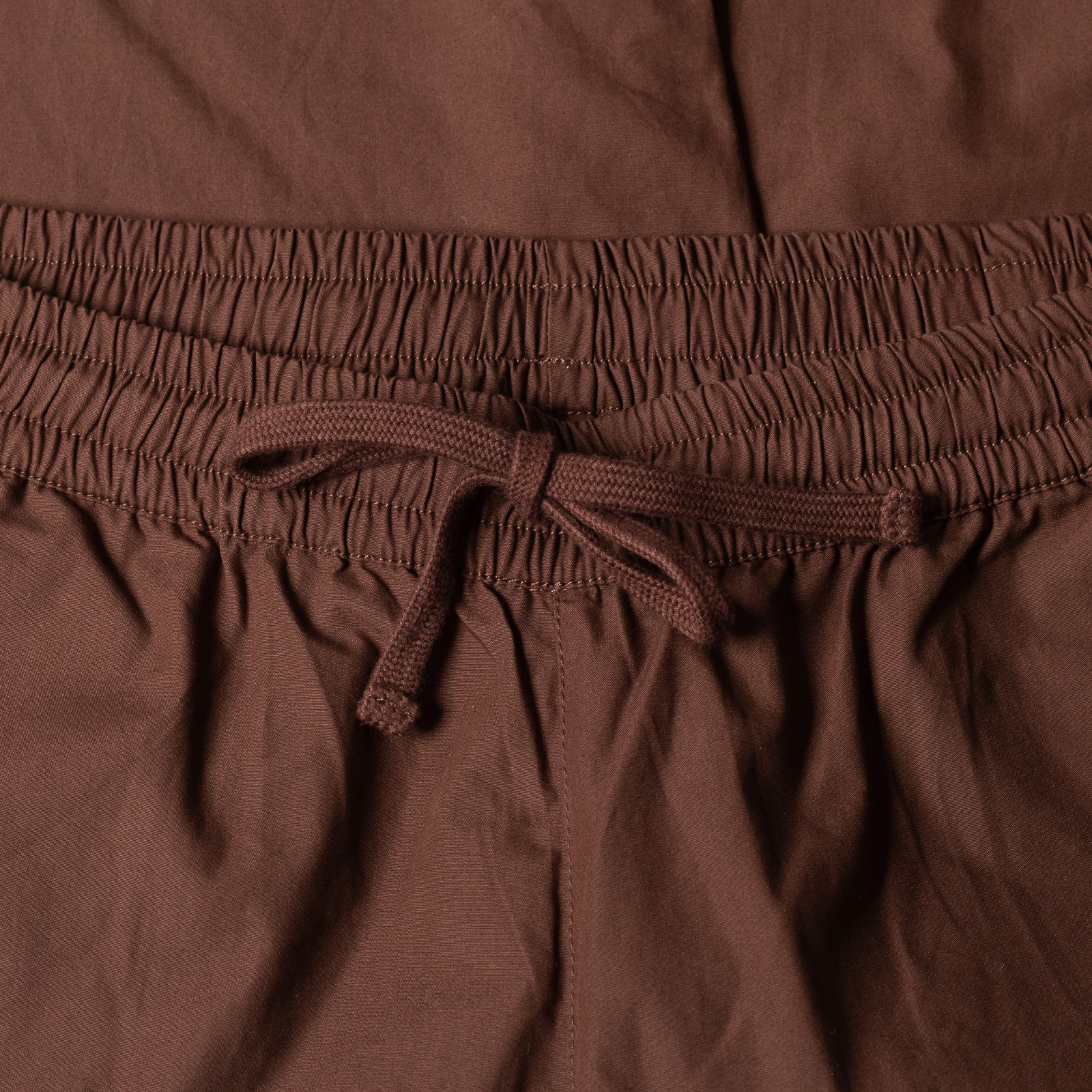 Image-Flâneurs_UNIVERSAL WORKS / Peached Poplin Judo Pants Brown_détail-1