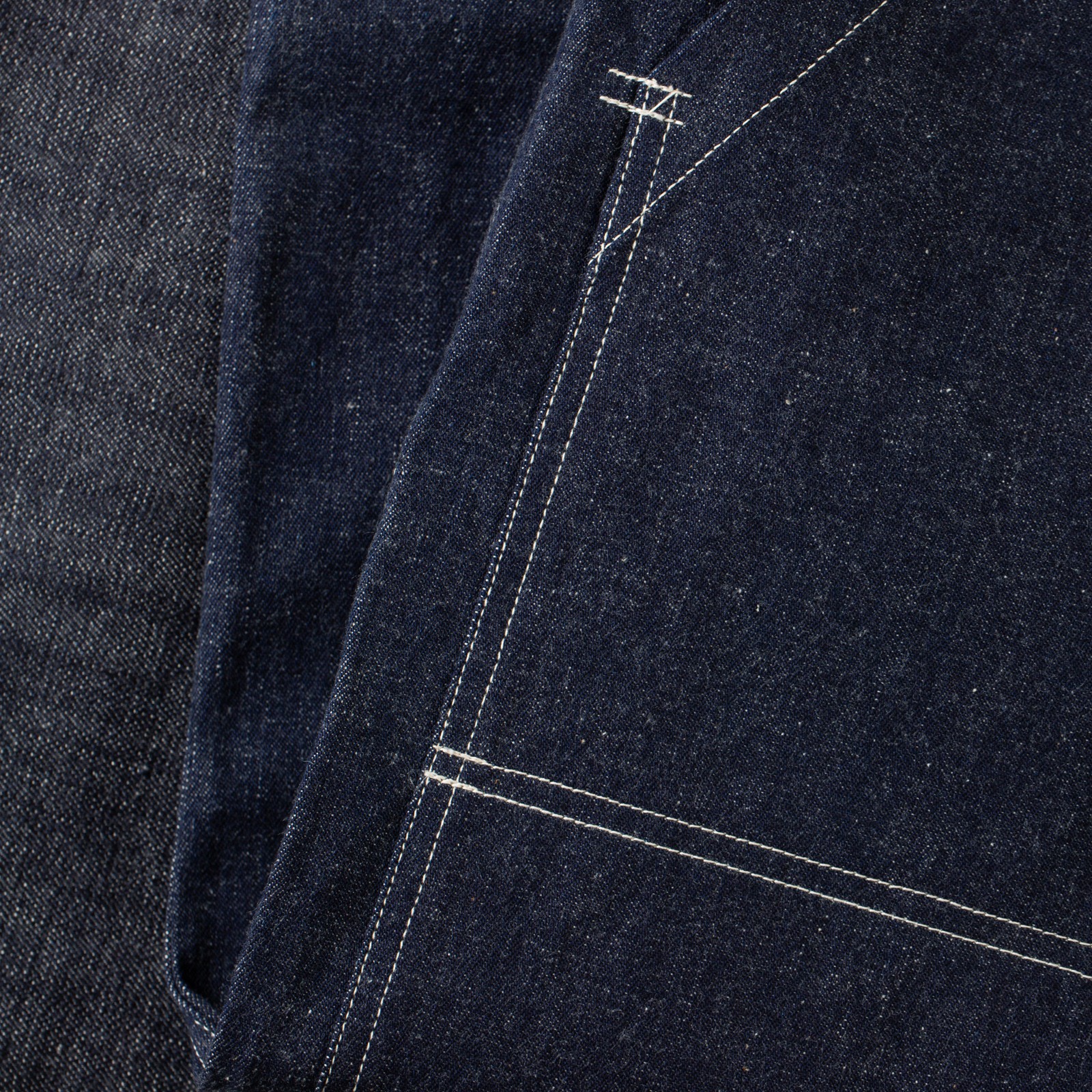 détail flaneurs Warehouse Lot. 1239 1930's WPA Double Knee Denim Trousers Indigo (3)