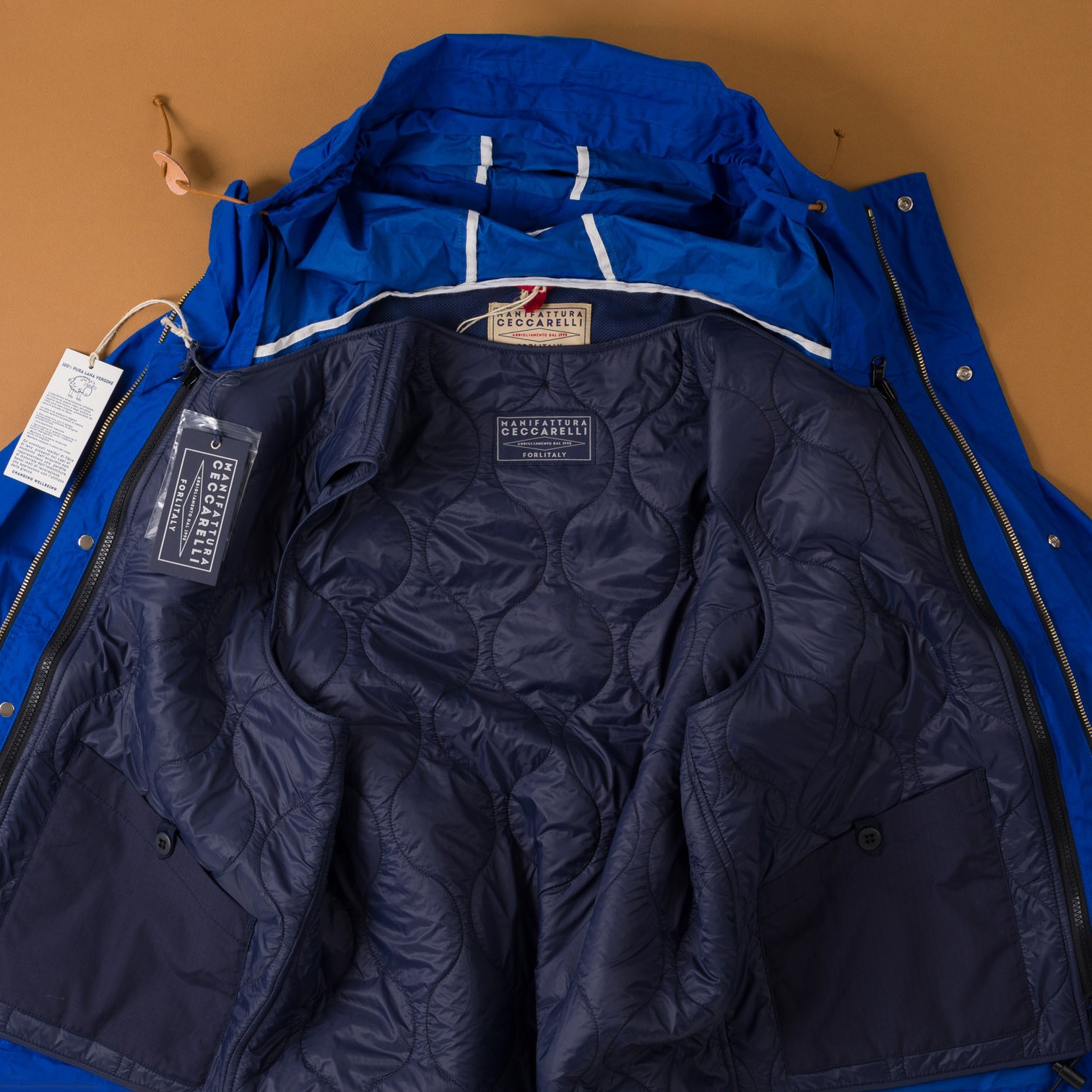 flaneurs MANIFATTURA CECCARELLI All Season Vest Navy poche