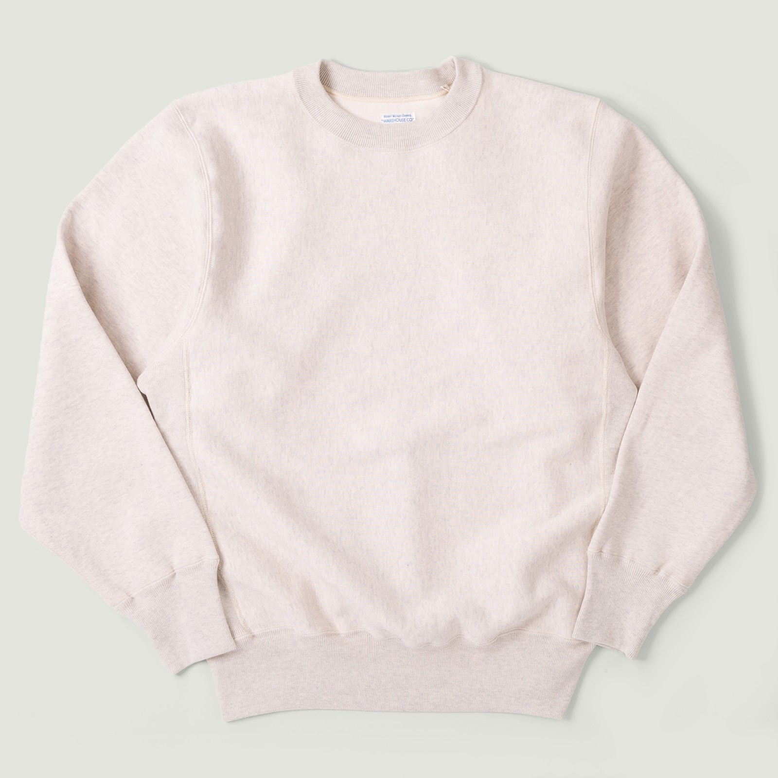 Image-Flâneurs_WAREHOUSE & CO. / Lot. 483 Reverse Weave Loopwheel Sweatshirt Oatmeal_Vignette