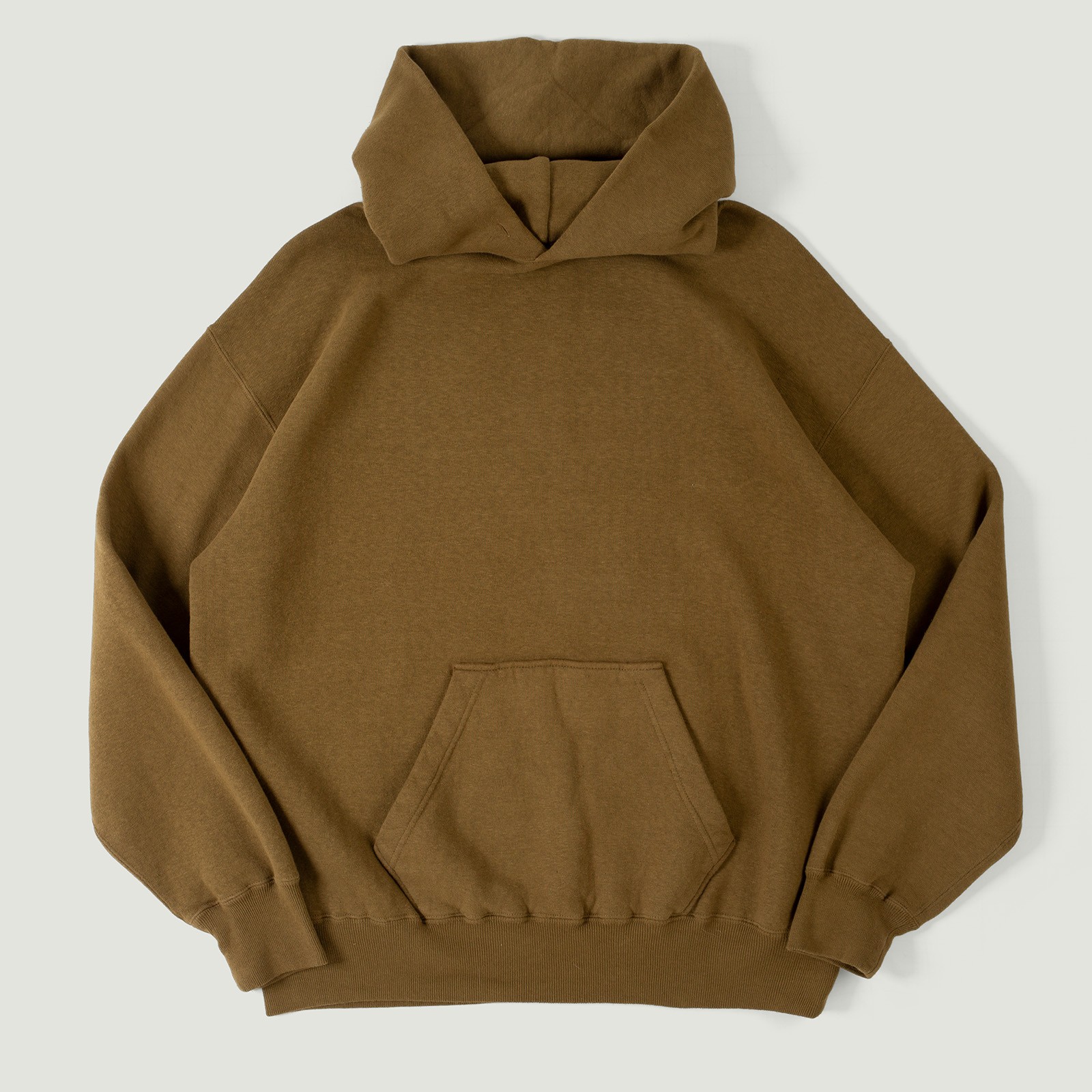 Vignette flaneurs DUBBLE WORKS  Loopwheel Sweat Hoodie Khaki