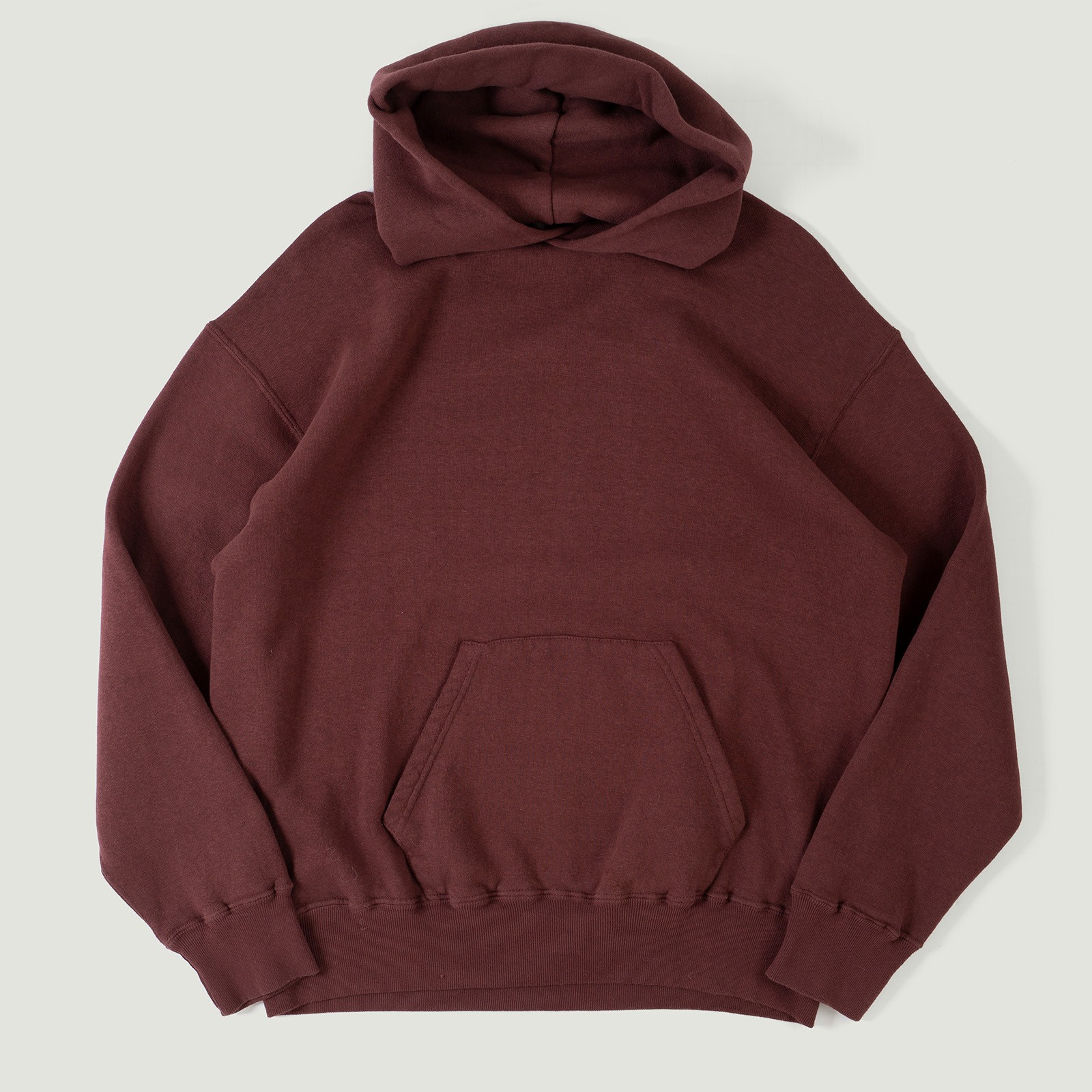 Vignette flaneurs DUBBLE WORKS  Loopwheel Sweat Hoodie Bordeaux