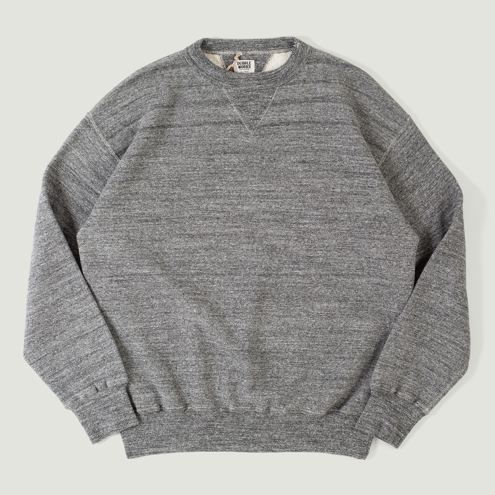 Loopwheel Sweatshirt Heather Charcoal