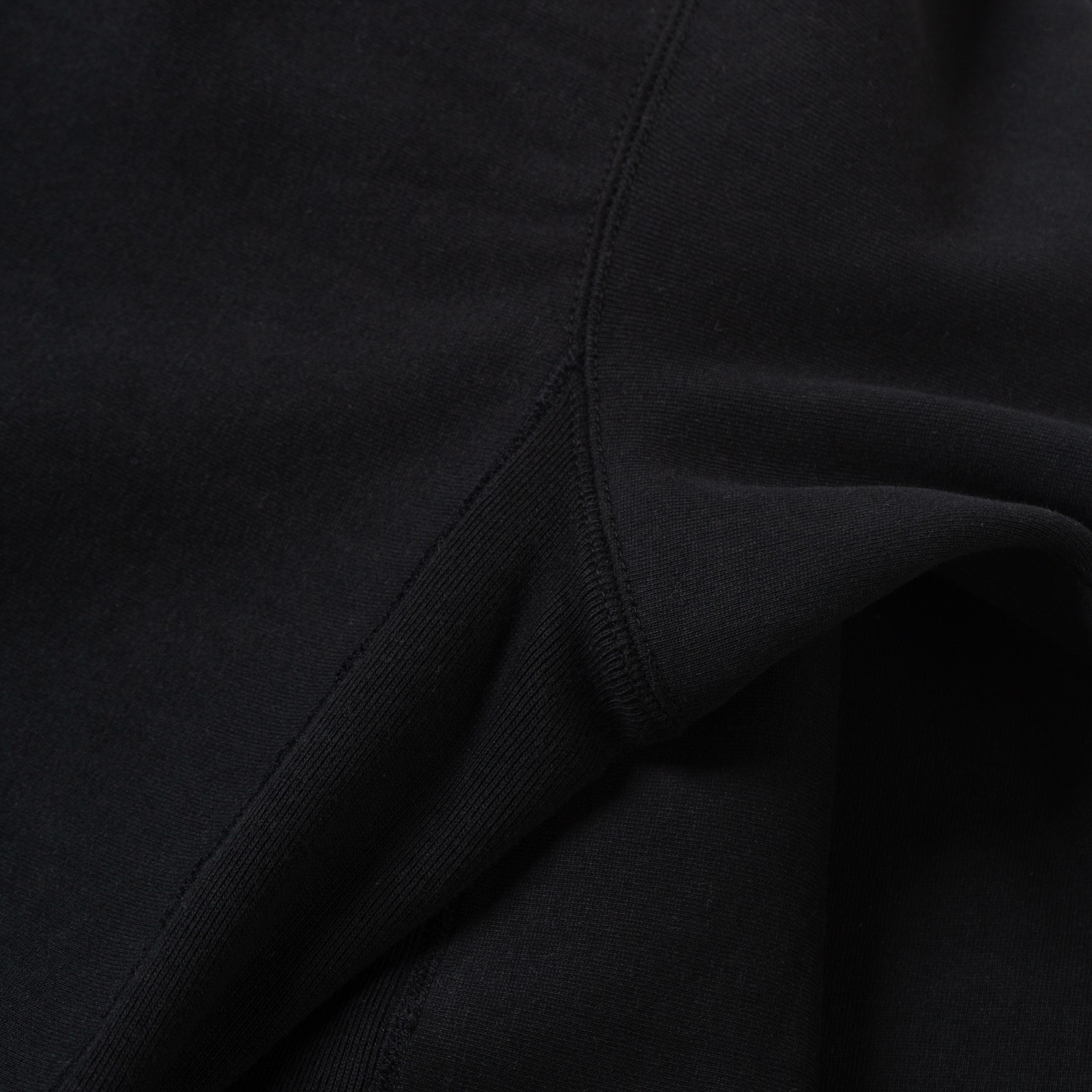 détail flaneurs WAREHOUSE & COW Lot. 487 Zip Hooded Sweatshirt Black (1)