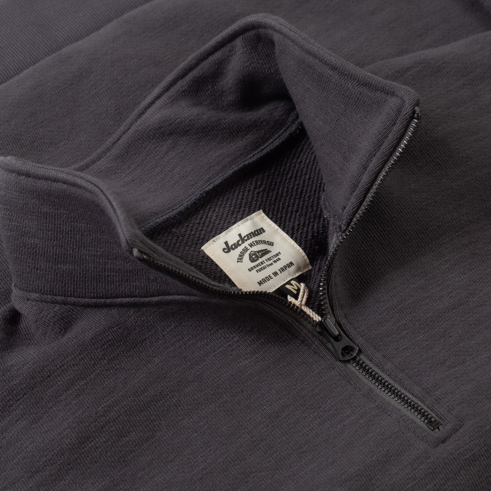 GG Sweat Half-Zip Ink Black
