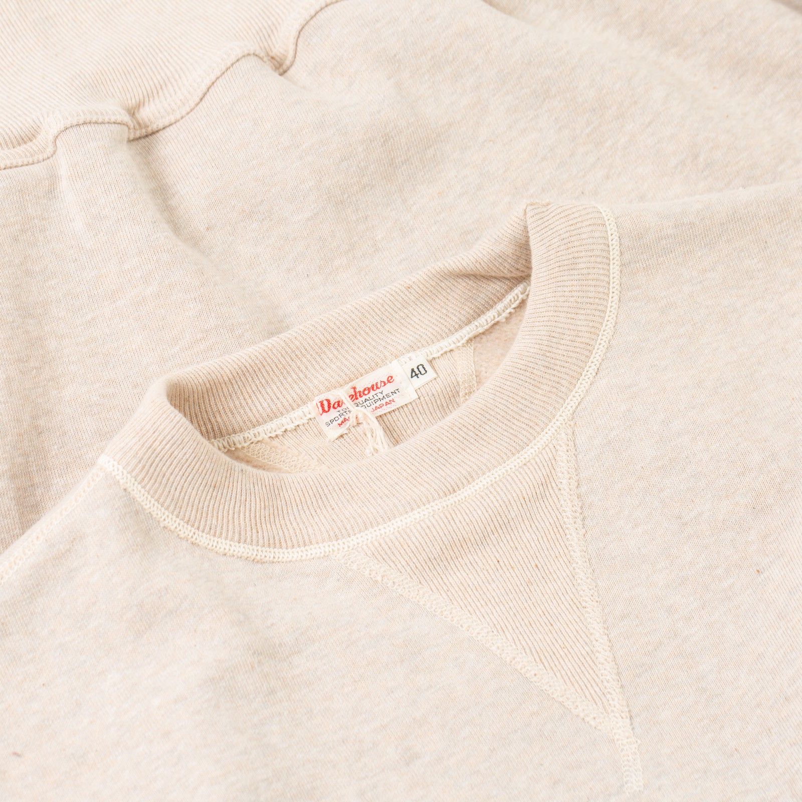 Lot. 401 Plain Crew Neck Sweatshirt Oatmeal