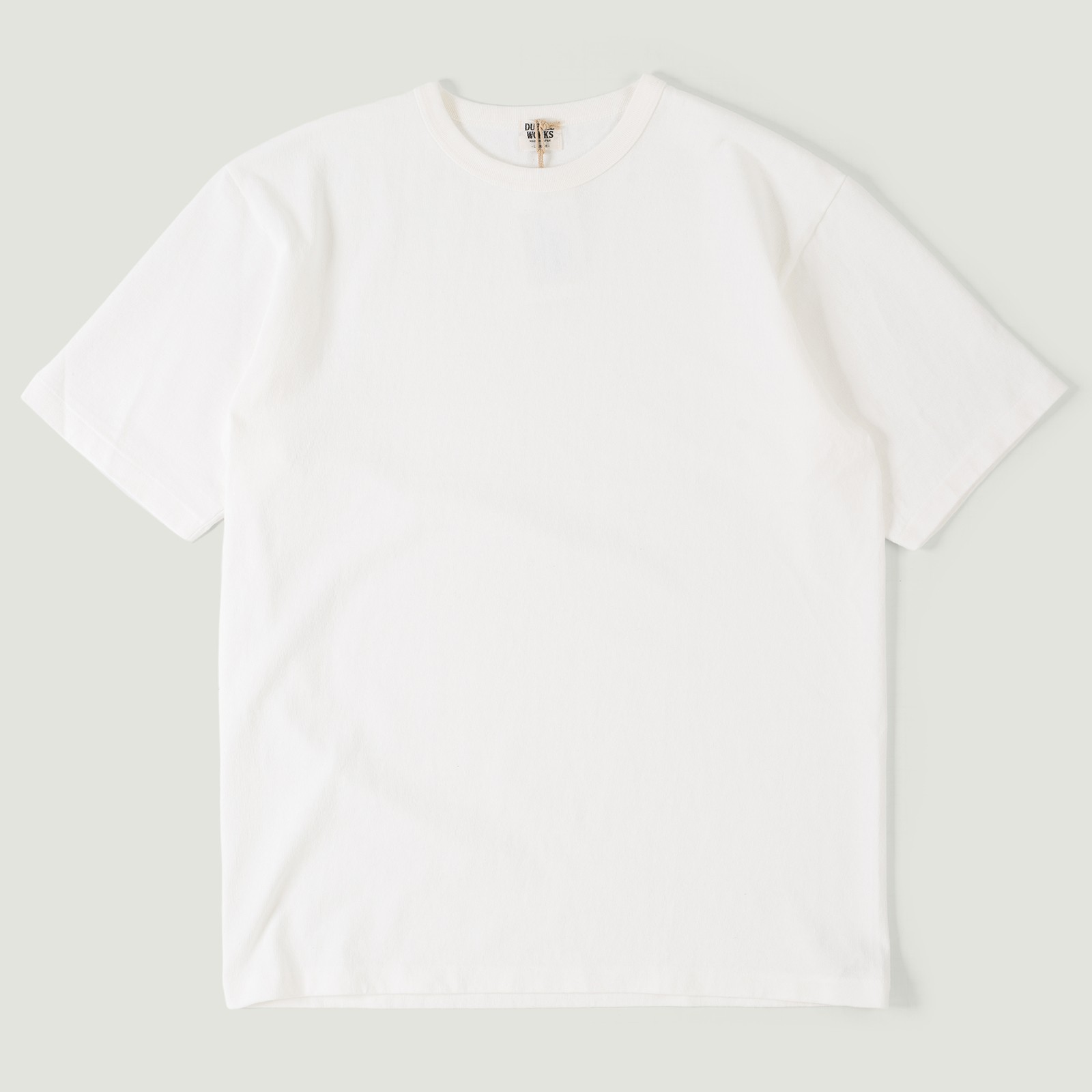 Vignettes flaneurs DUBBLE WORKS Heavyweight Short Sleeve Tee Off White