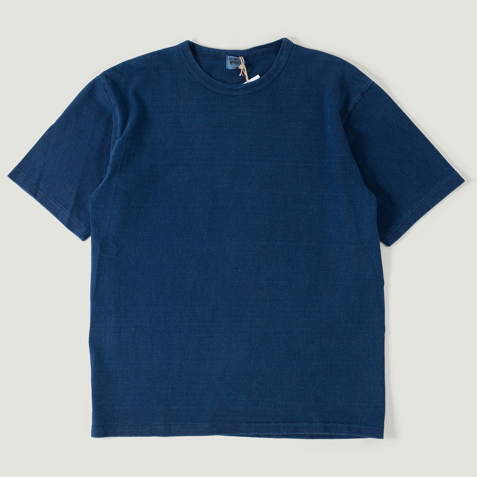 Vignette flaneurs DUBBLE WORKS Heavyweight Short Sleeve Tee Indigo