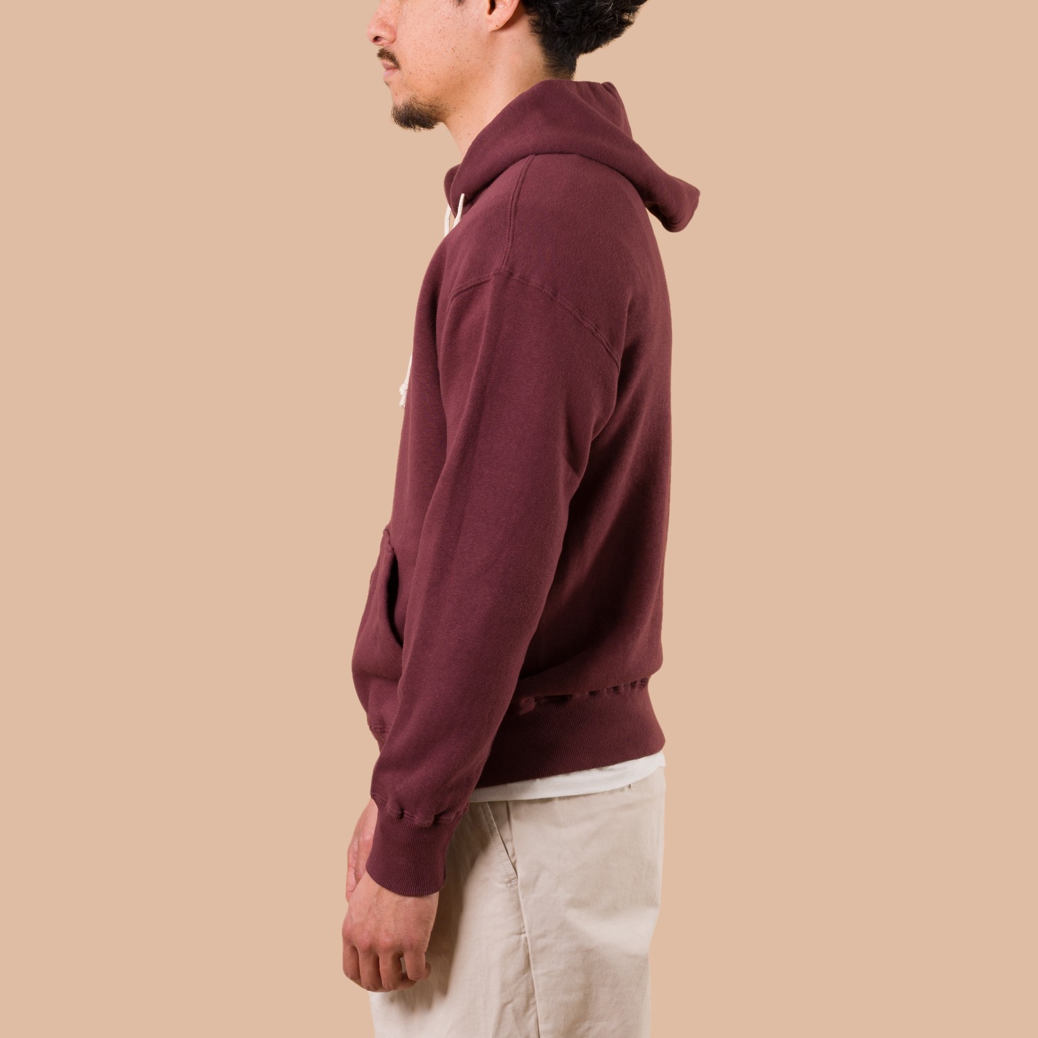 image de profil flaneurs DUBBLE WORKS  Loopwheel zip-up Sweat Hoodie Bordeaux