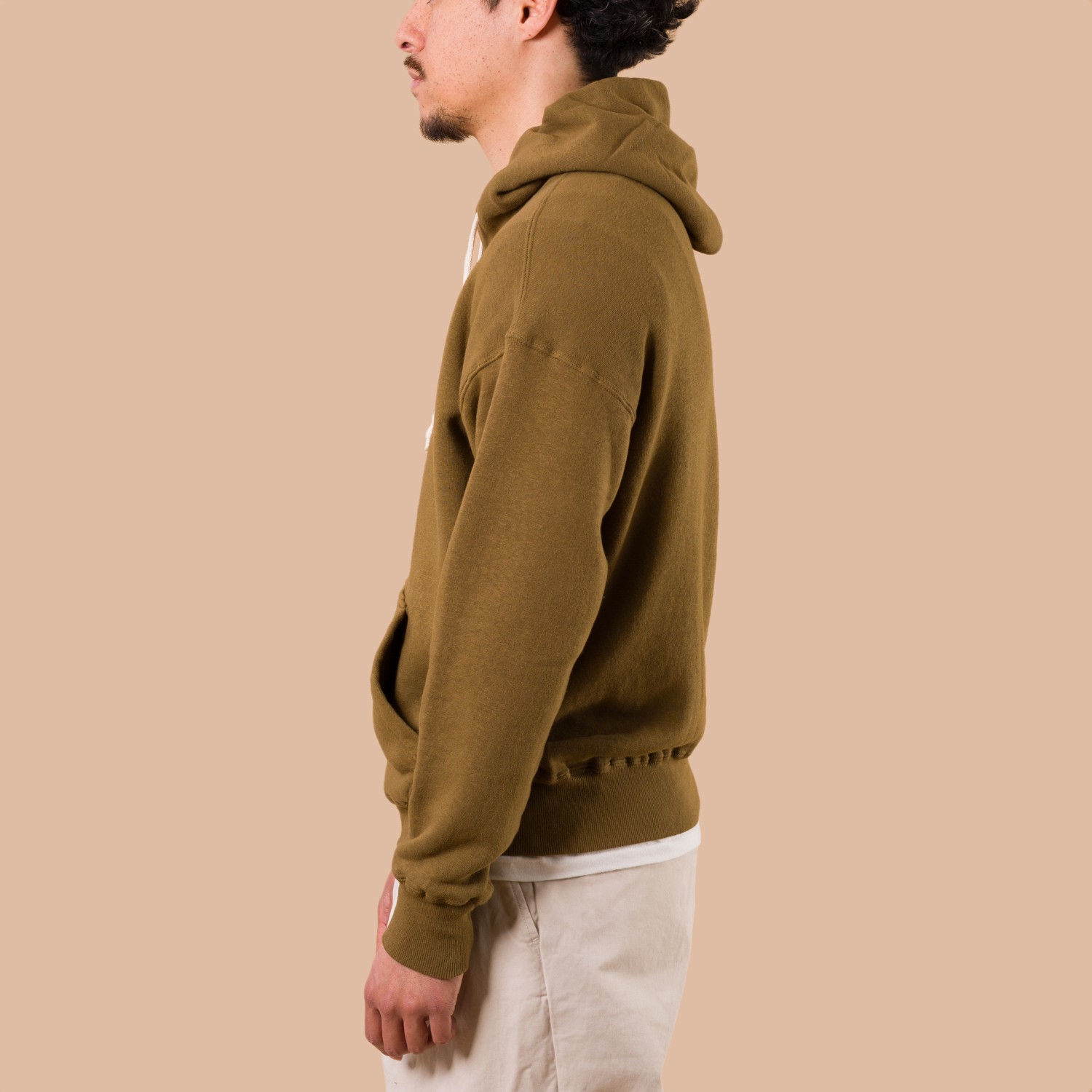 image de profil flaneurs DUBBLE WORKS  Loopwheel zip-up Sweat Hoodie Khaki