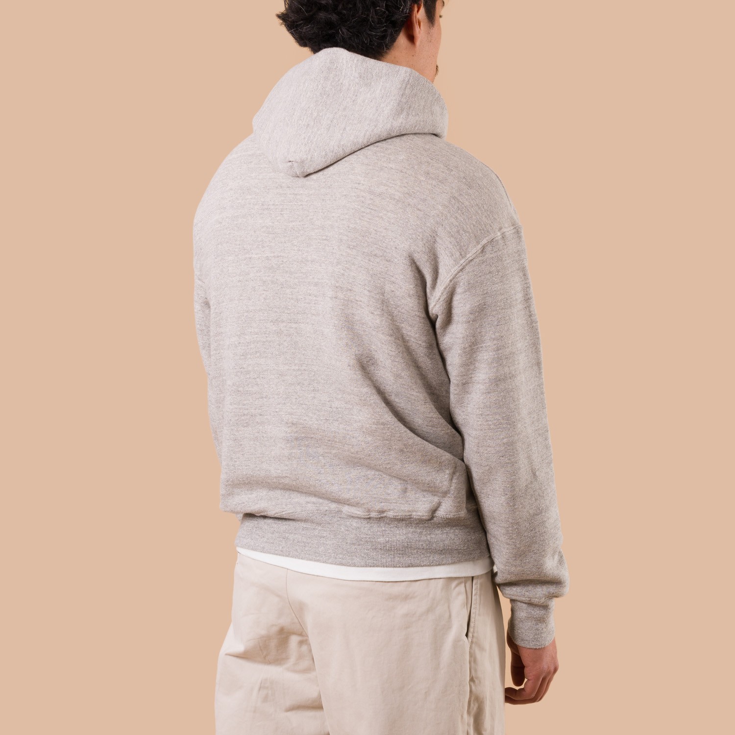 Loopwheel Sweat Hoodie Heather Grey