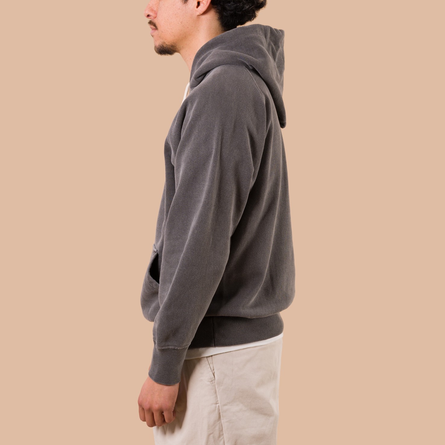image de profil flaneurs DUBBLE WORKS  Loopwheel Sweat Hoodie pigment dye sumikuro