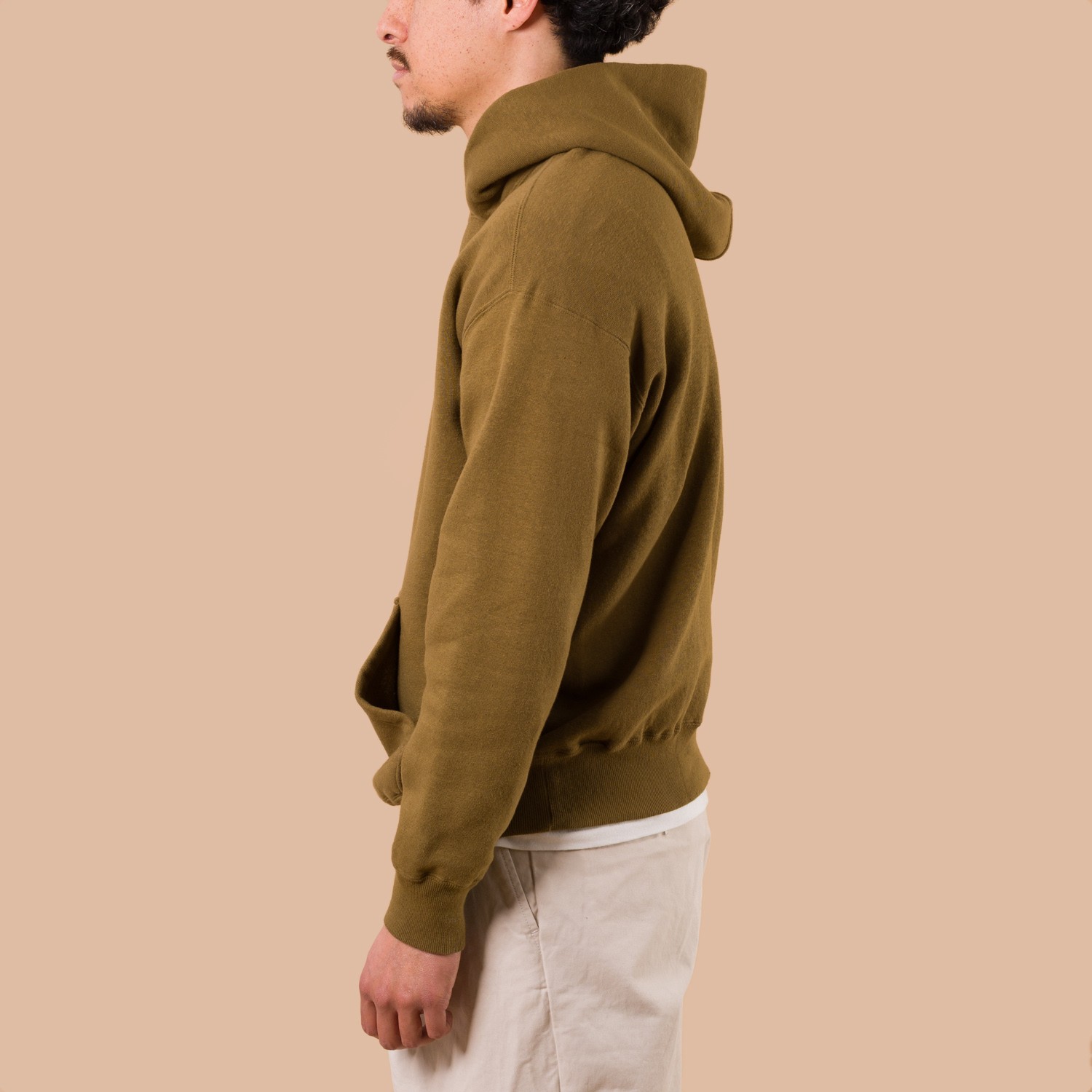 image de profil flaneurs DUBBLE WORKS  Loopwheel Sweat Hoodie Khaki