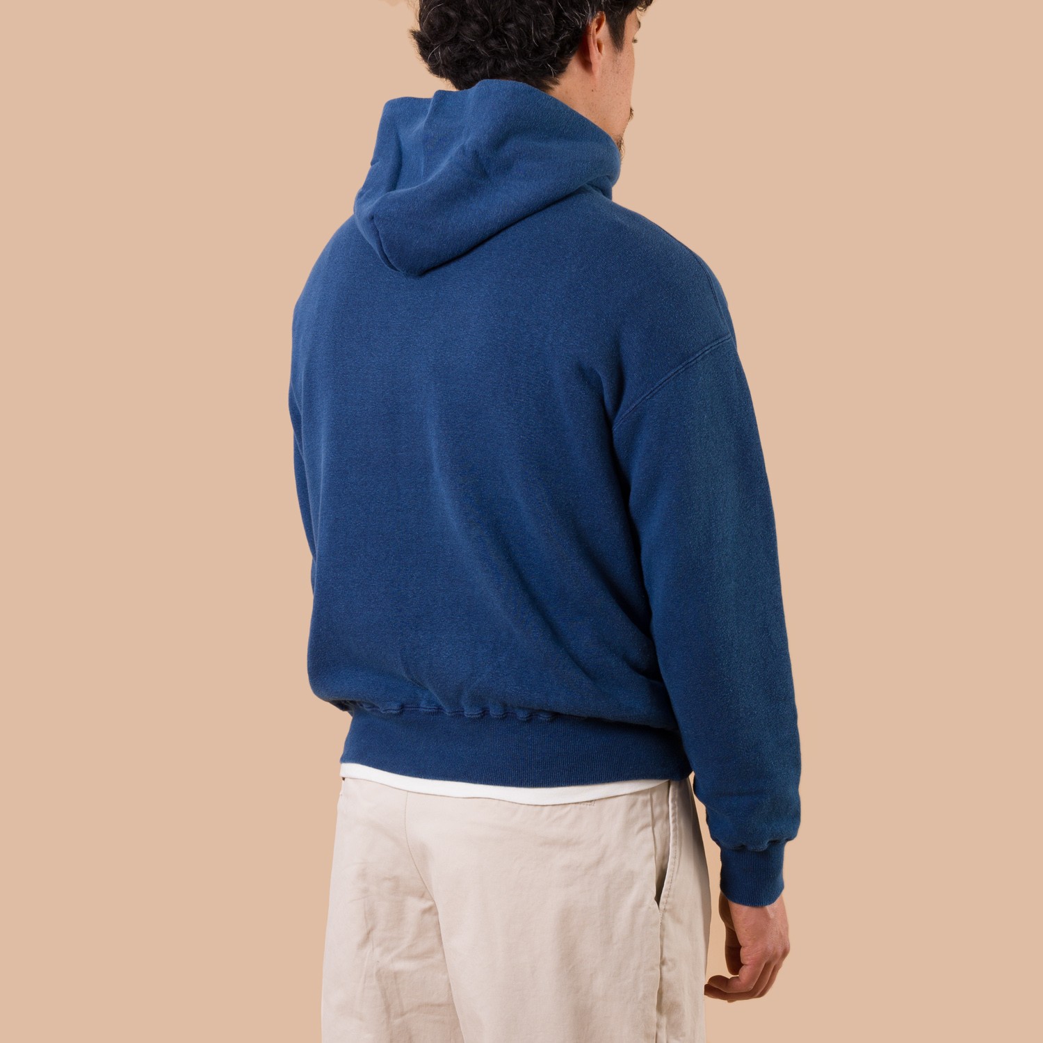 image de dos flaneurs DUBBLE WORKS  Loopwheel  Sweat Hoodie indigo