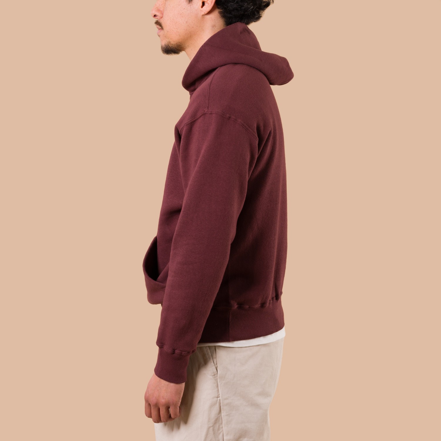 image de profil flaneurs DUBBLE WORKS  Loopwheel Sweat Hoodie Bordeaux