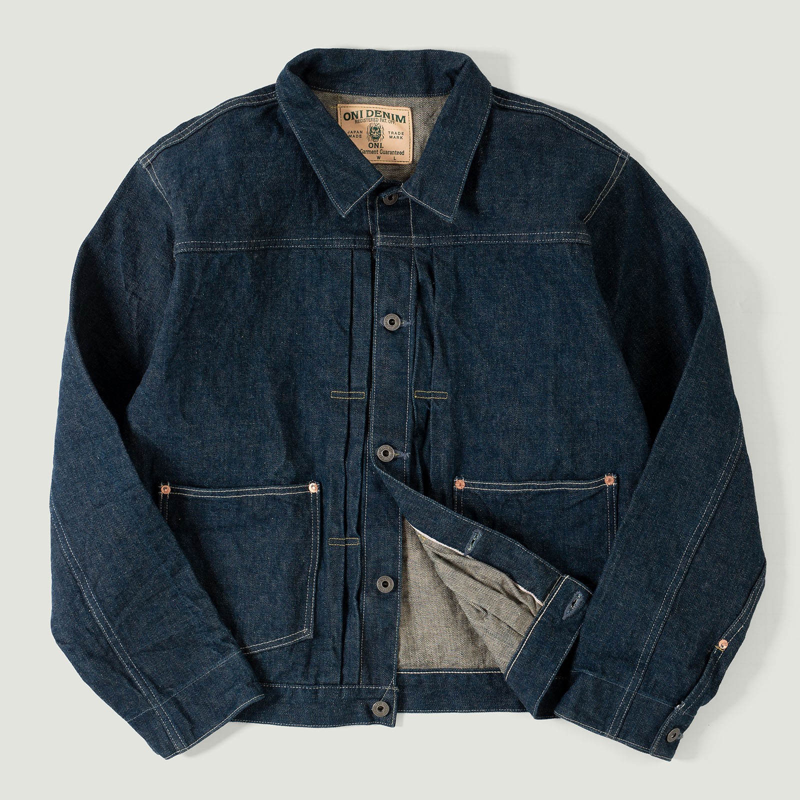vignette flaneurs ONI DENIM 03517 Ishikawadai 15oz Old Design Jacket