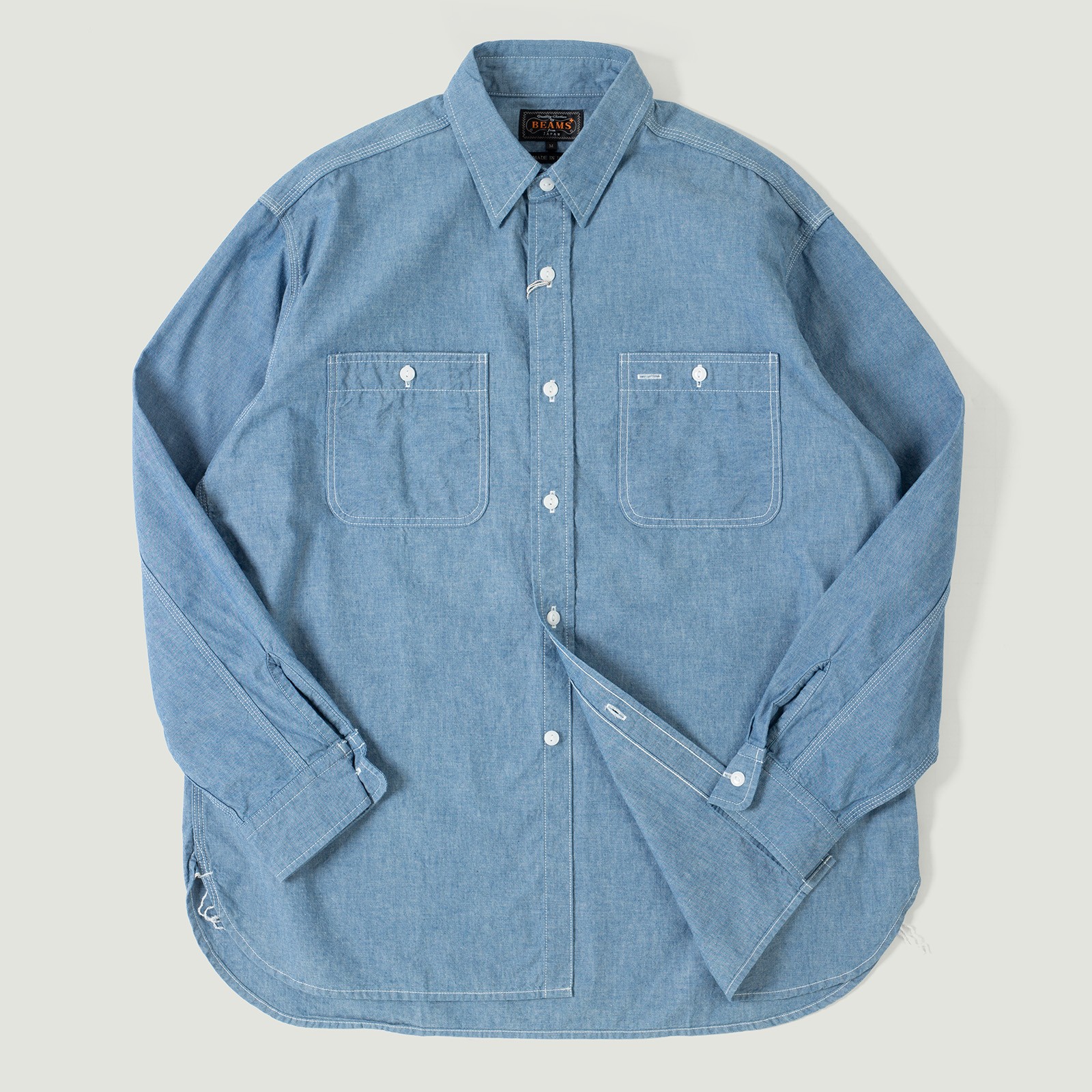 Sax Chambray Work Shirt