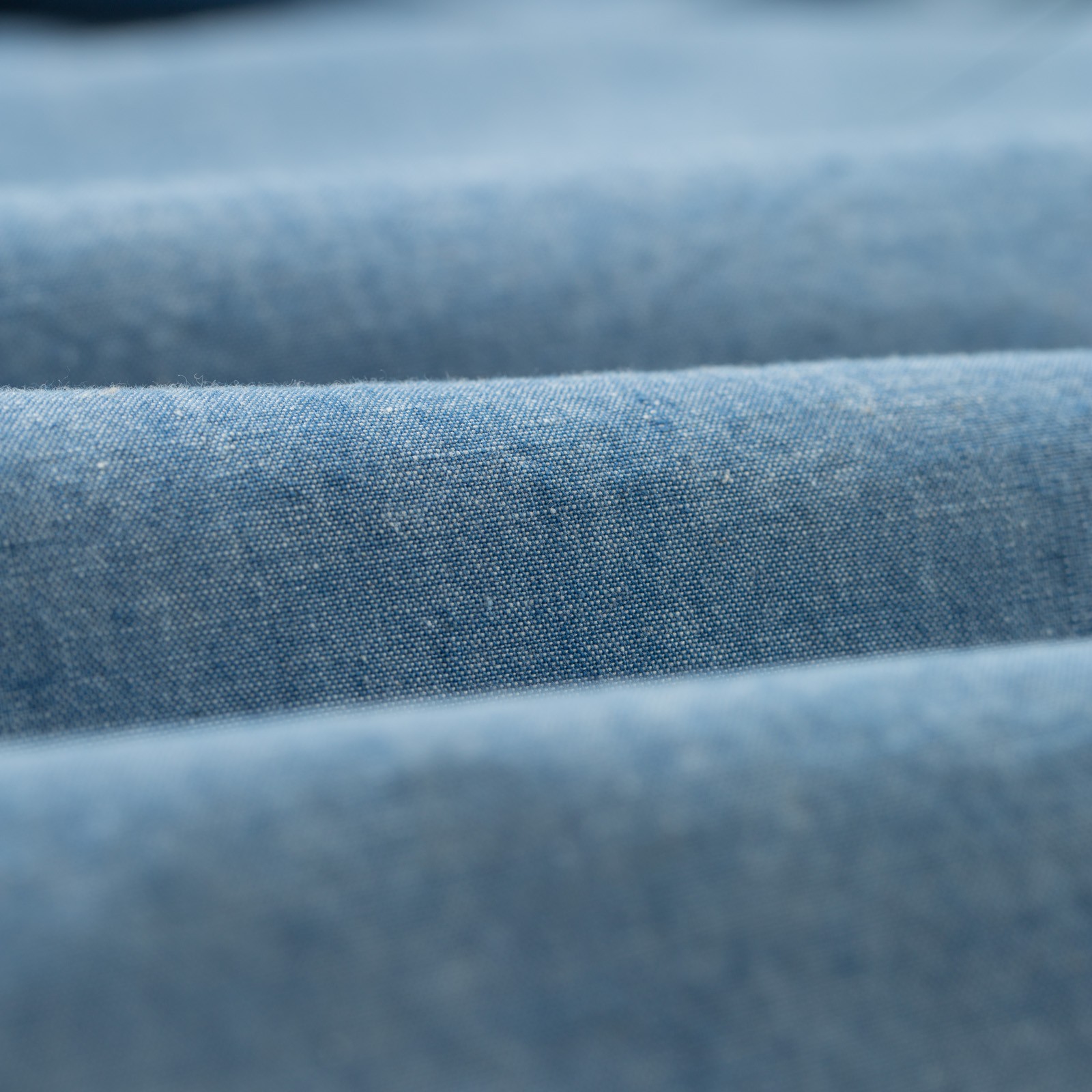 image détail fabric flaneurs chemise workshirt chambray Beams Plus Japan (1)