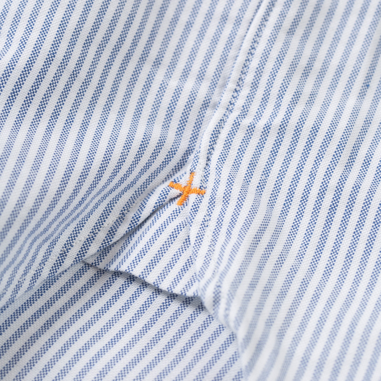 image hirondelle flaneurs chemise oxford candy stripe blue Beams Plus Japan (1)