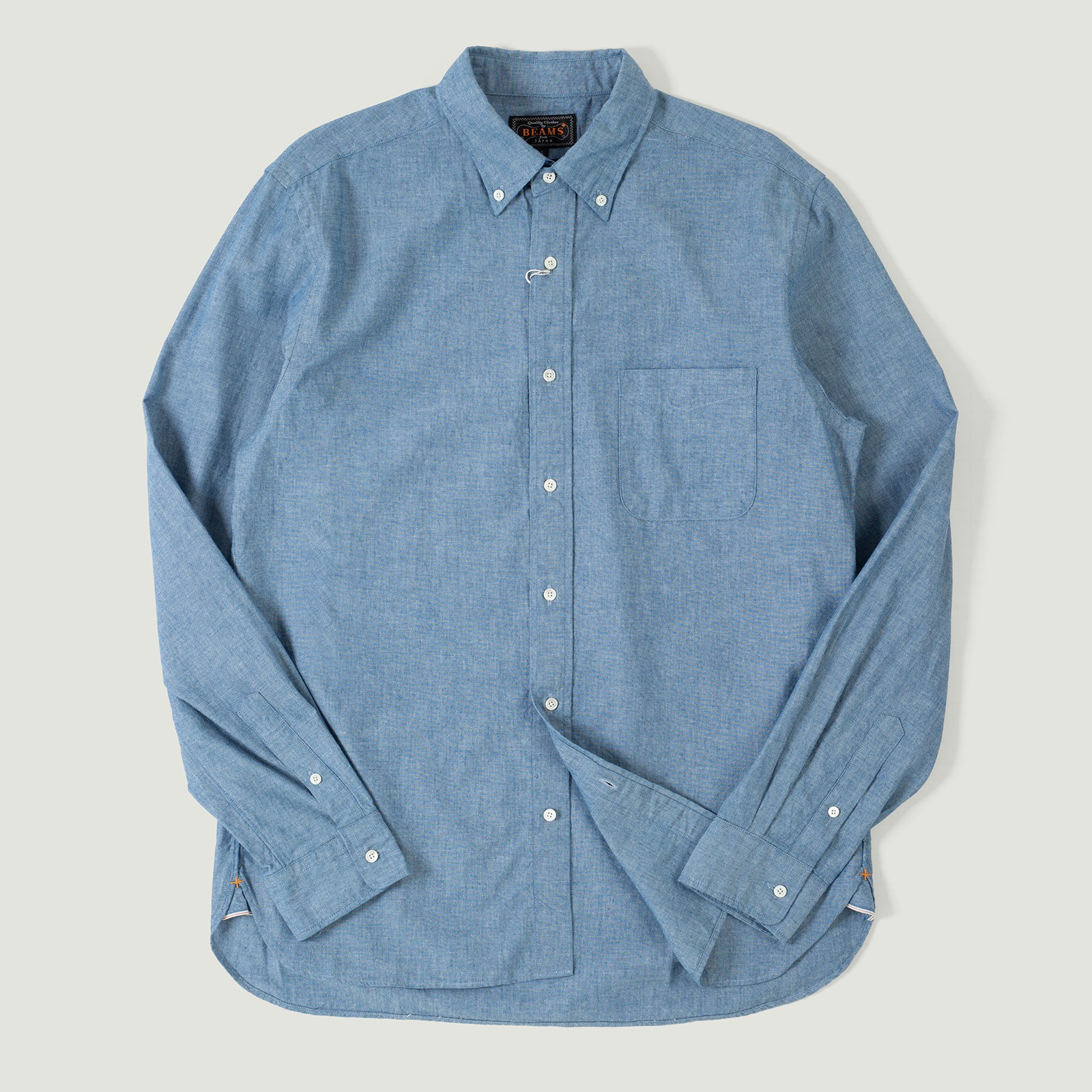 Vignettes flaneurs chemise chambray classique Beams Plus Japan