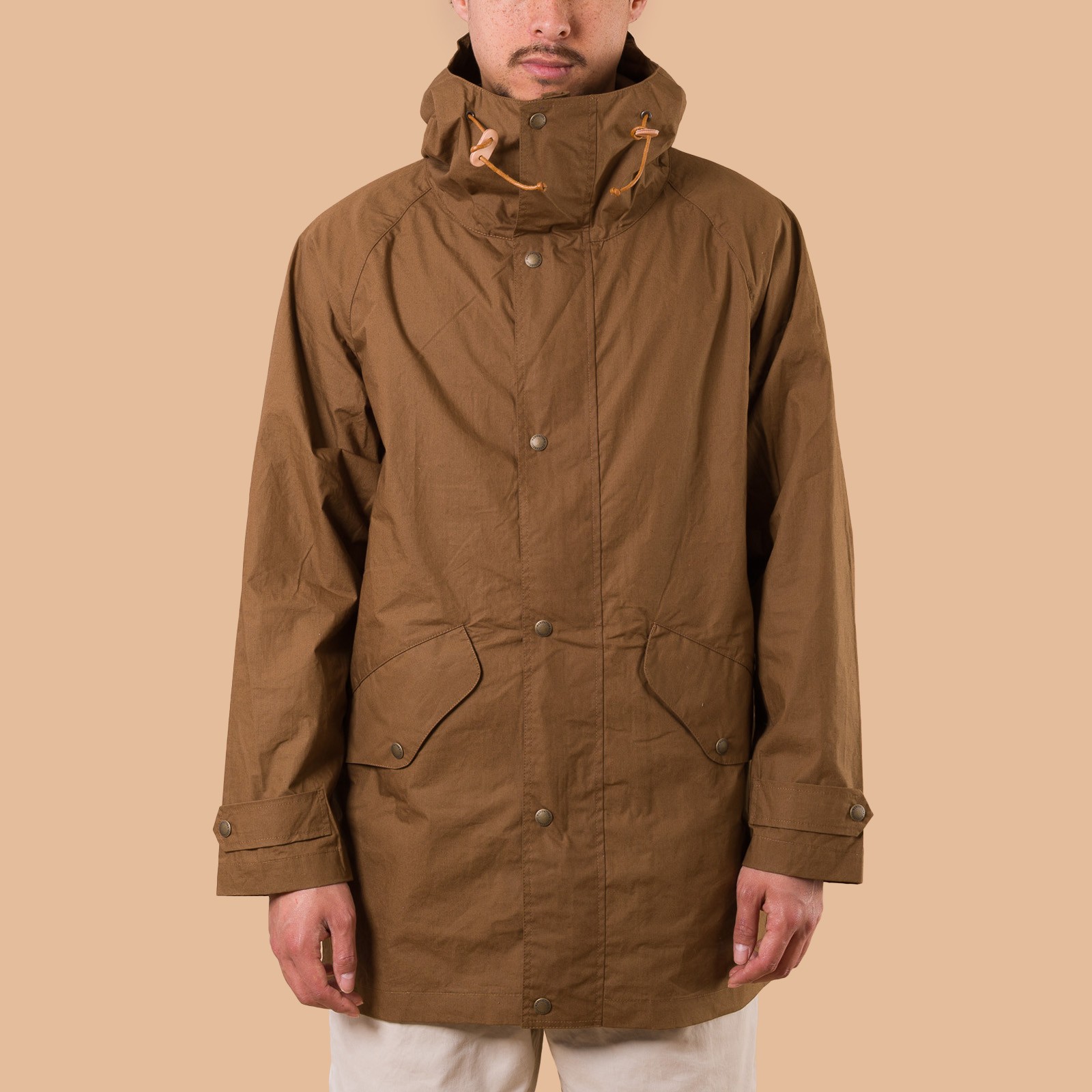 flaneurs MANIFATTURA CECCARELLI  All Weather Coat Dark Tan de face