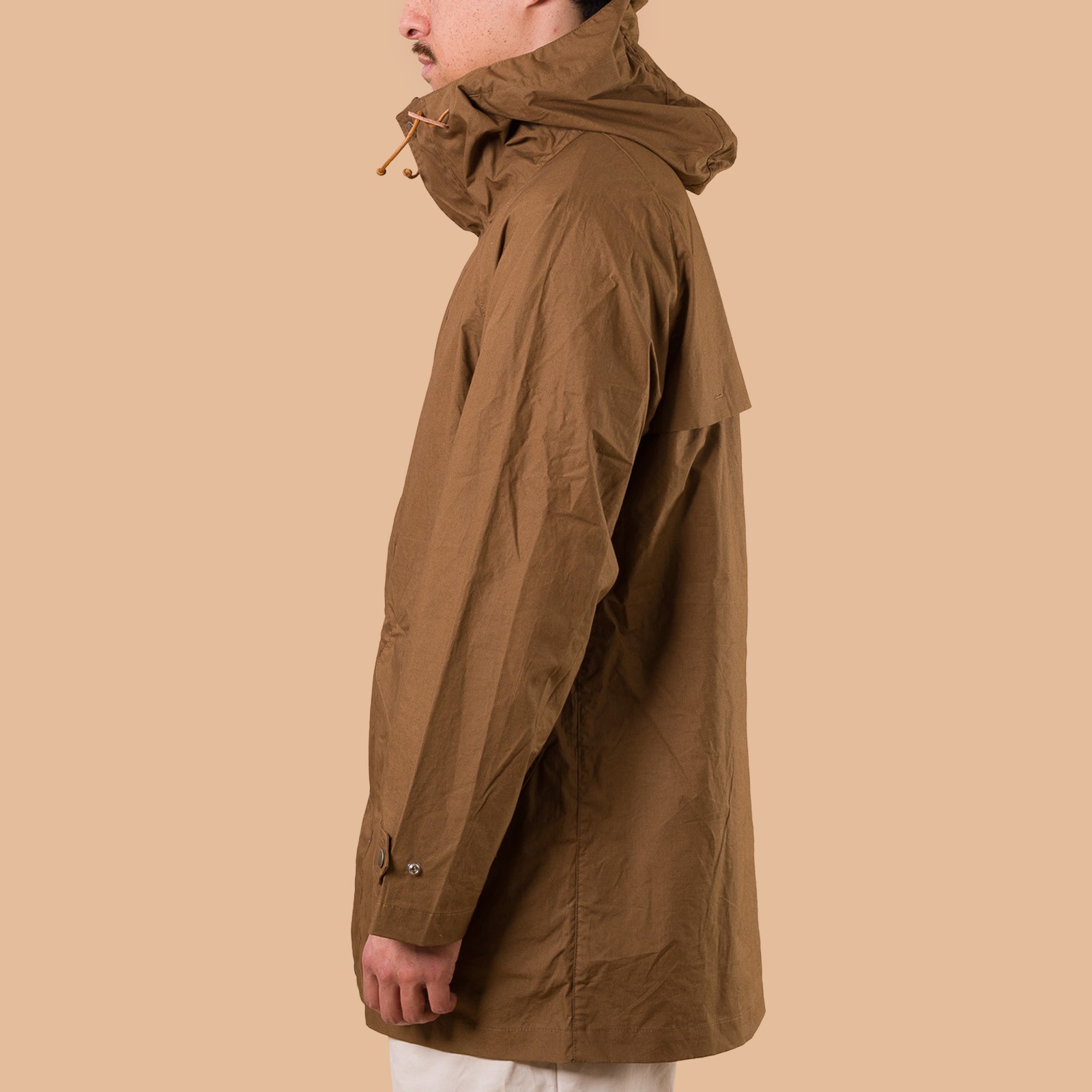 flaneurs MANIFATTURA CECCARELLI  All Weather Coat Dark Tan de profil