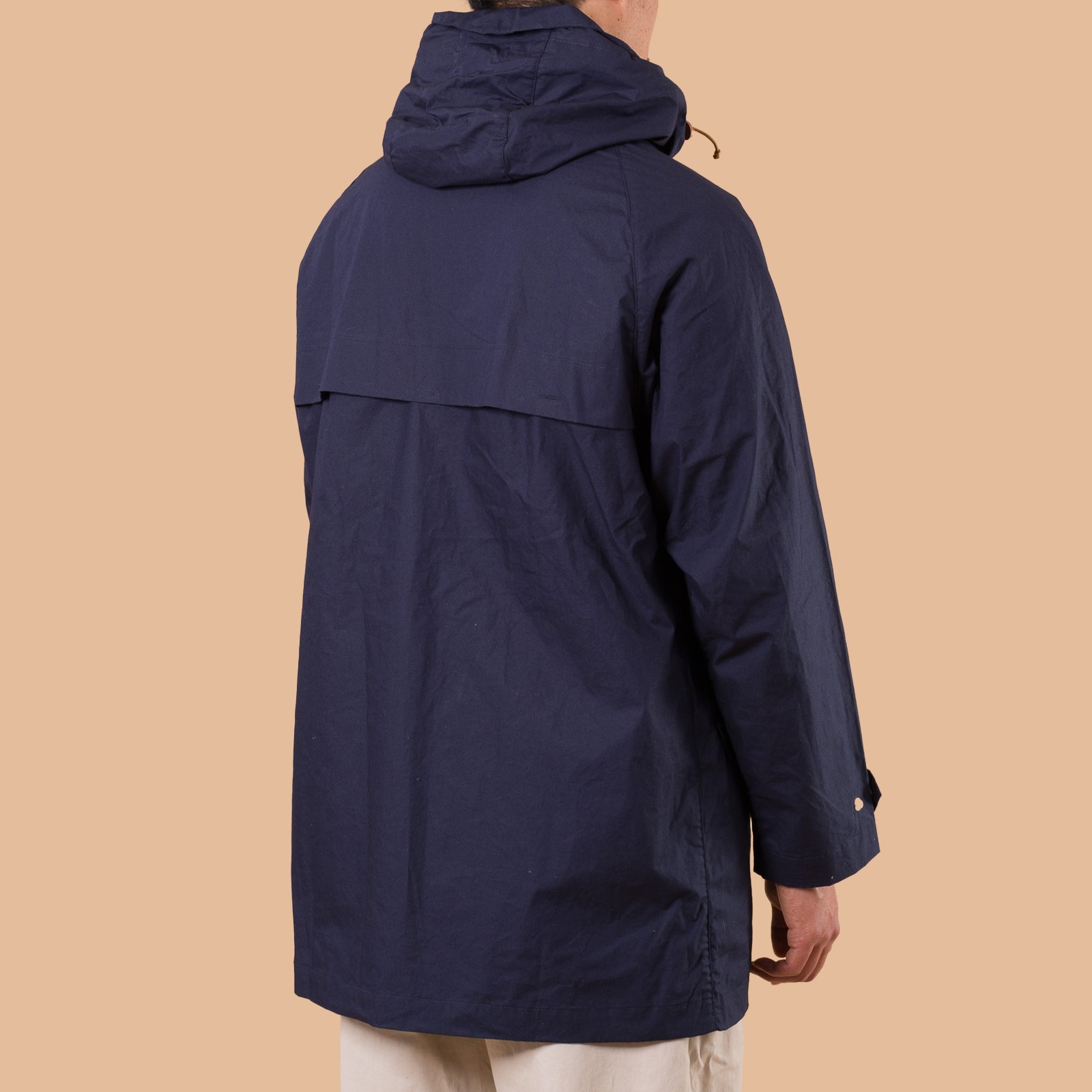 flaneurs MANIFATTURA CECCARELLI  All Weather Coat navy de dos