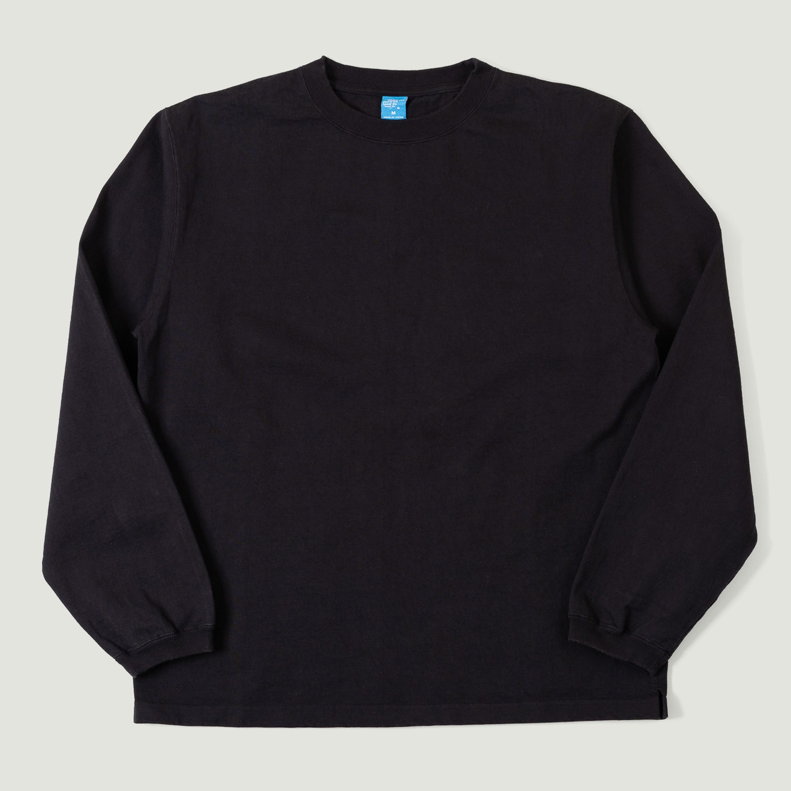 Image-Flâneurs_GOOD ON / L/S Heavy Crew Tee Black vignette