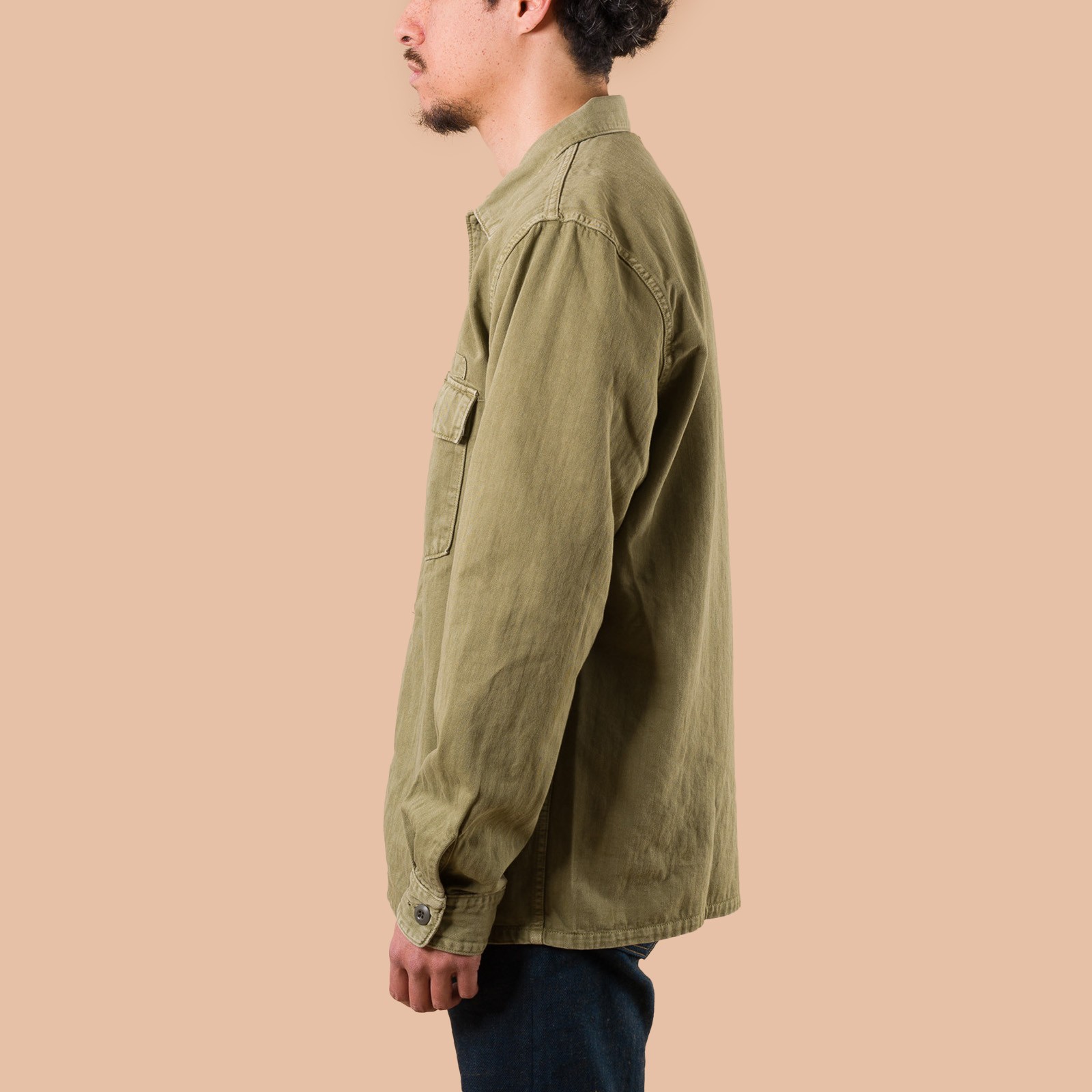 F2461 HBT Fatigue Jacket Olive