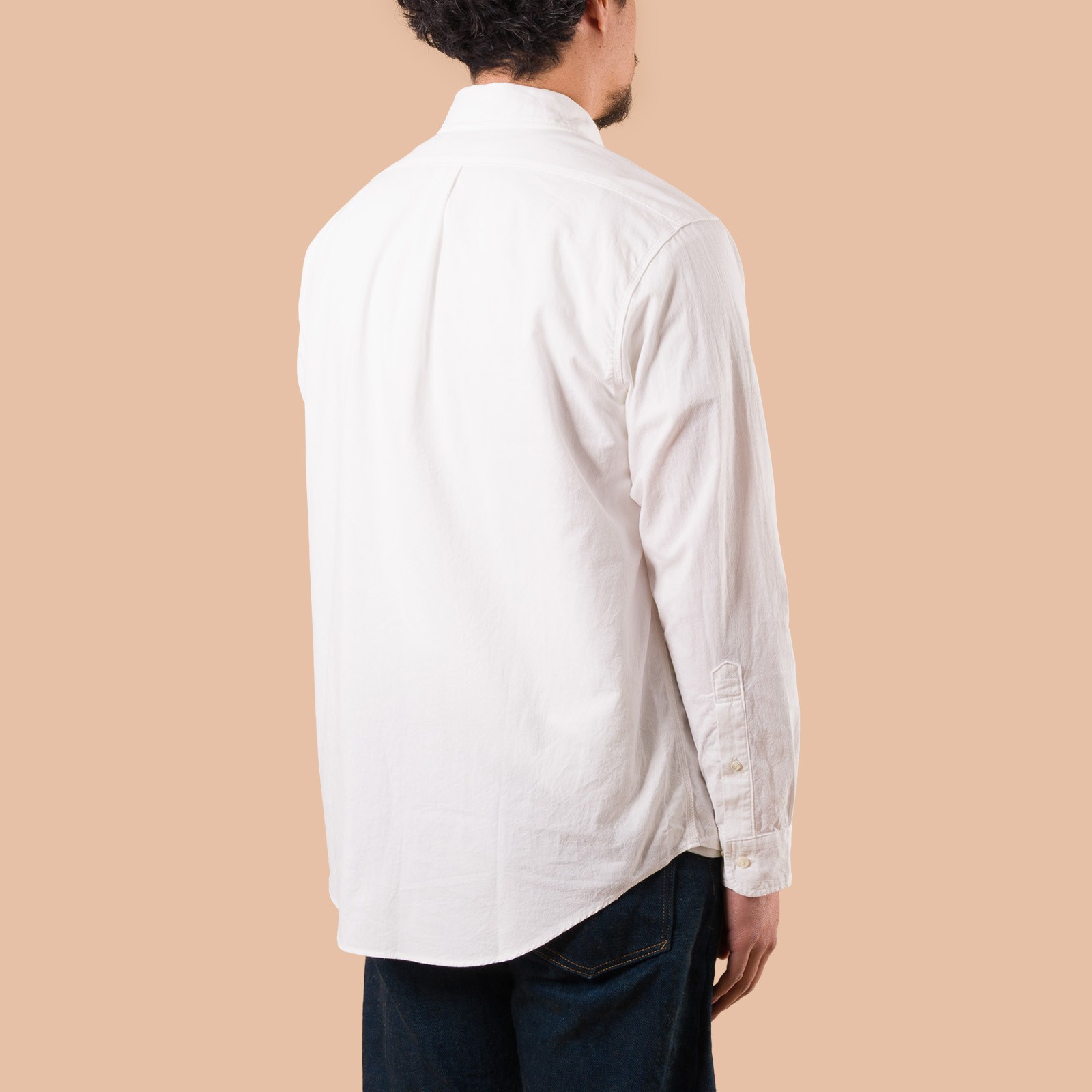 F3502 Oxford B.D. Shirt White
