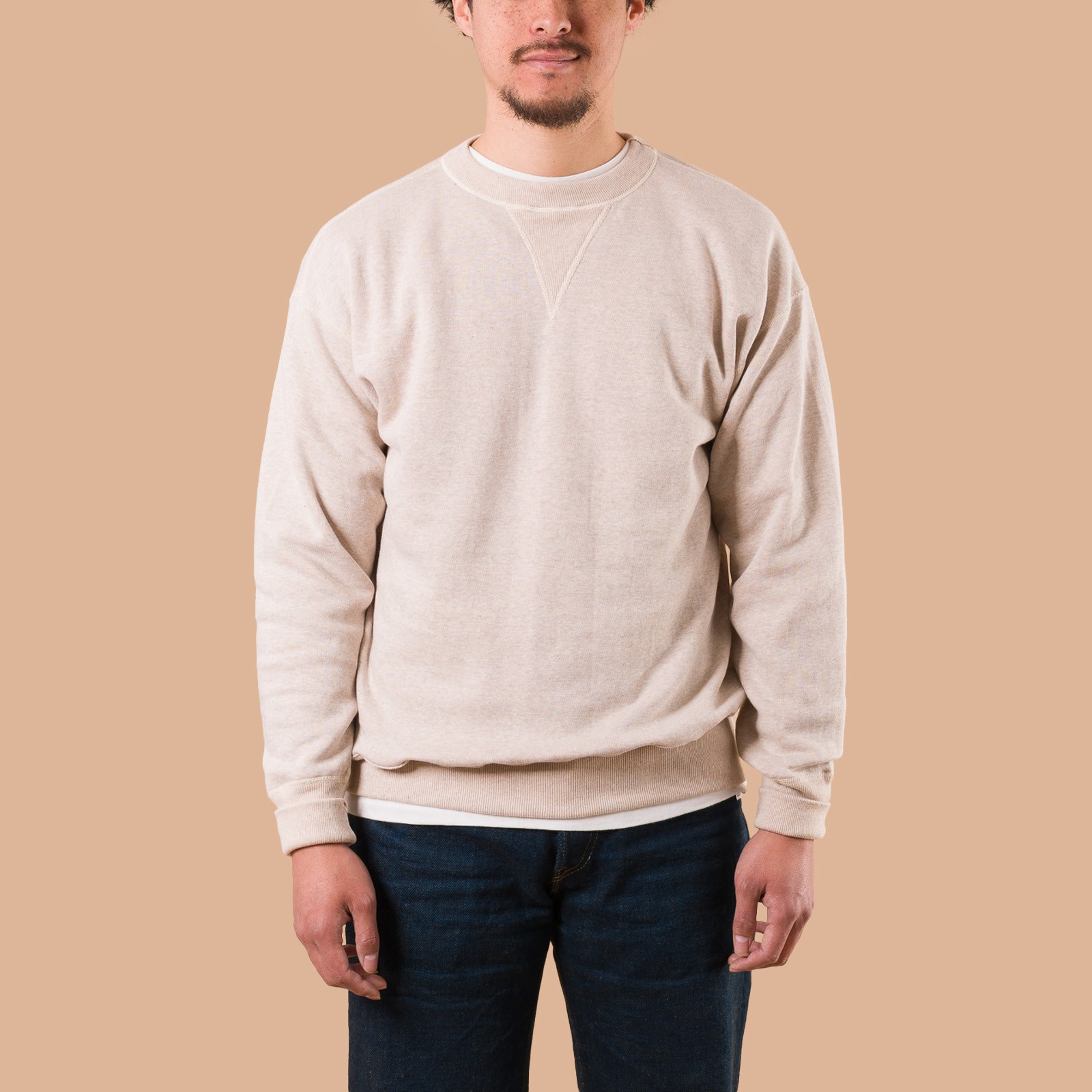 Lot. 401 Plain Crew Neck Sweatshirt Oatmeal