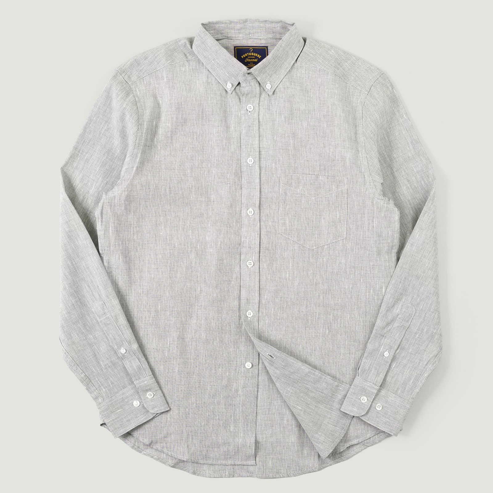 Image Flâneurs PORTUGUESE FLANNEL / Granular Shirt Green vignette