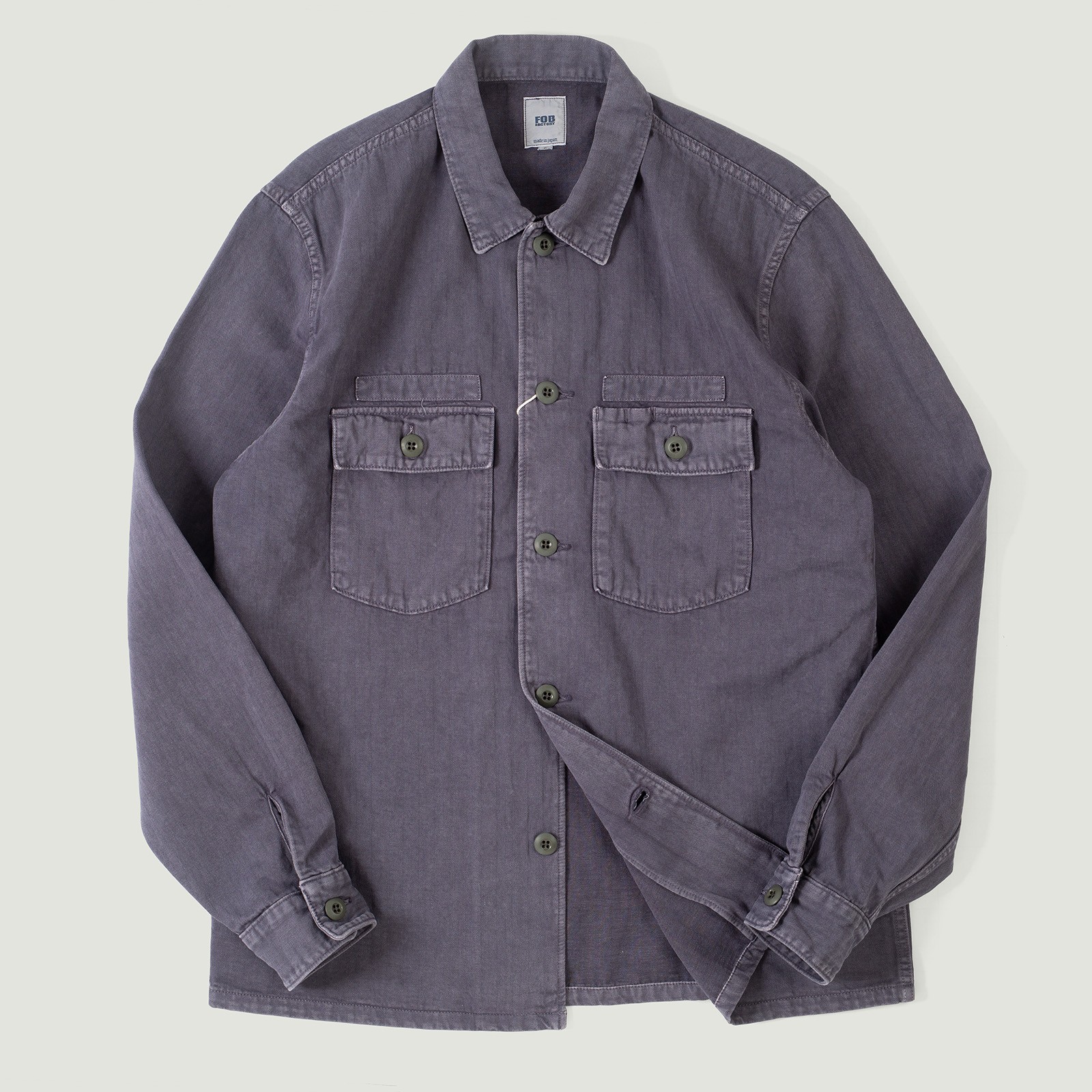 F2461 HBT Fatigue Jacket Navy