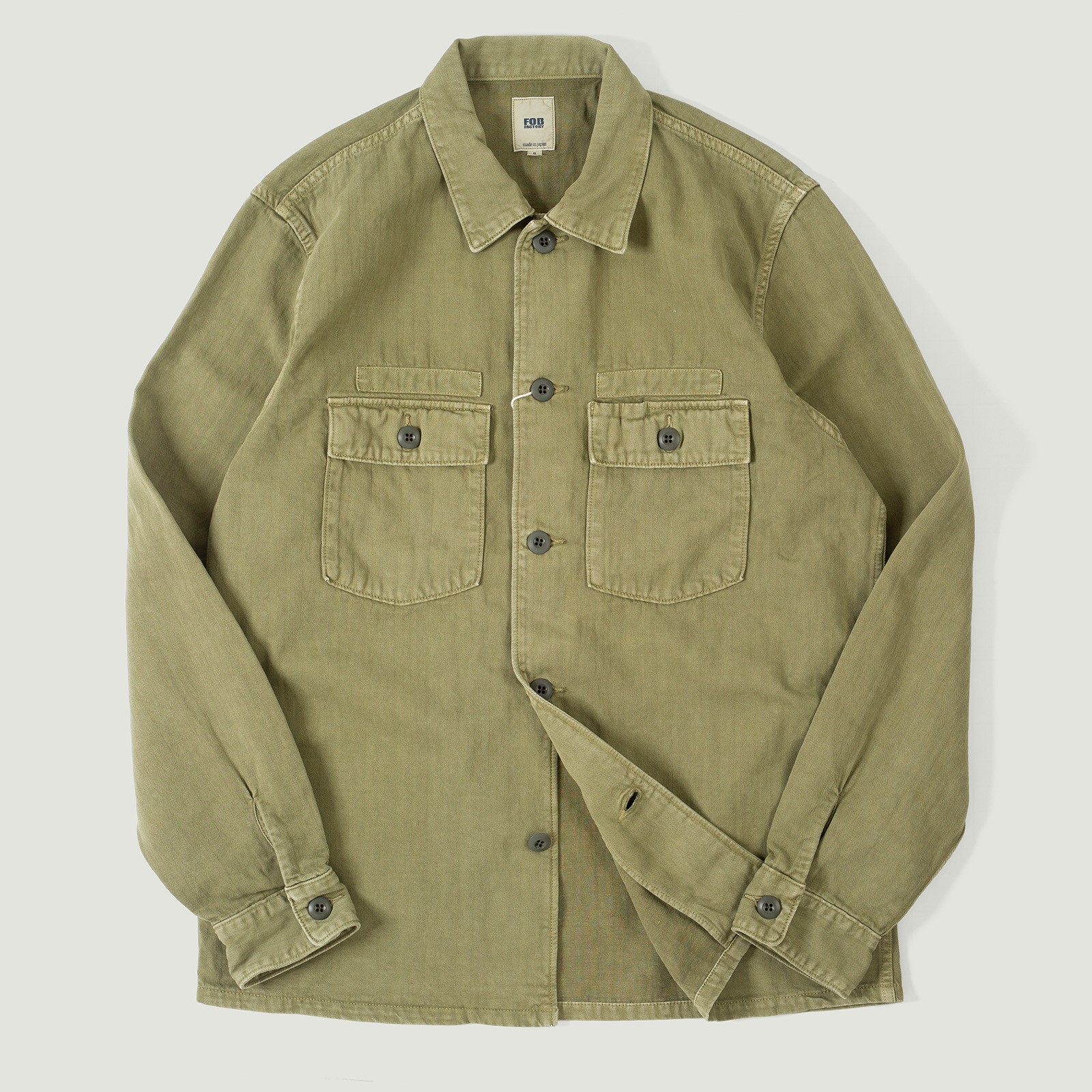 F2461 HBT Fatigue Jacket Olive