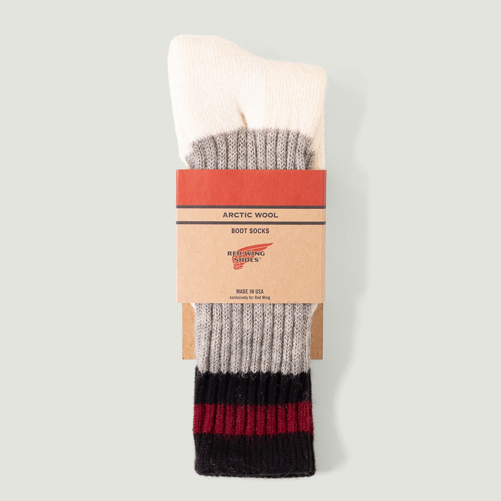 Image flâneurs RED WING SHOES / Artic Wool Crew Socks Charcoal vignette
