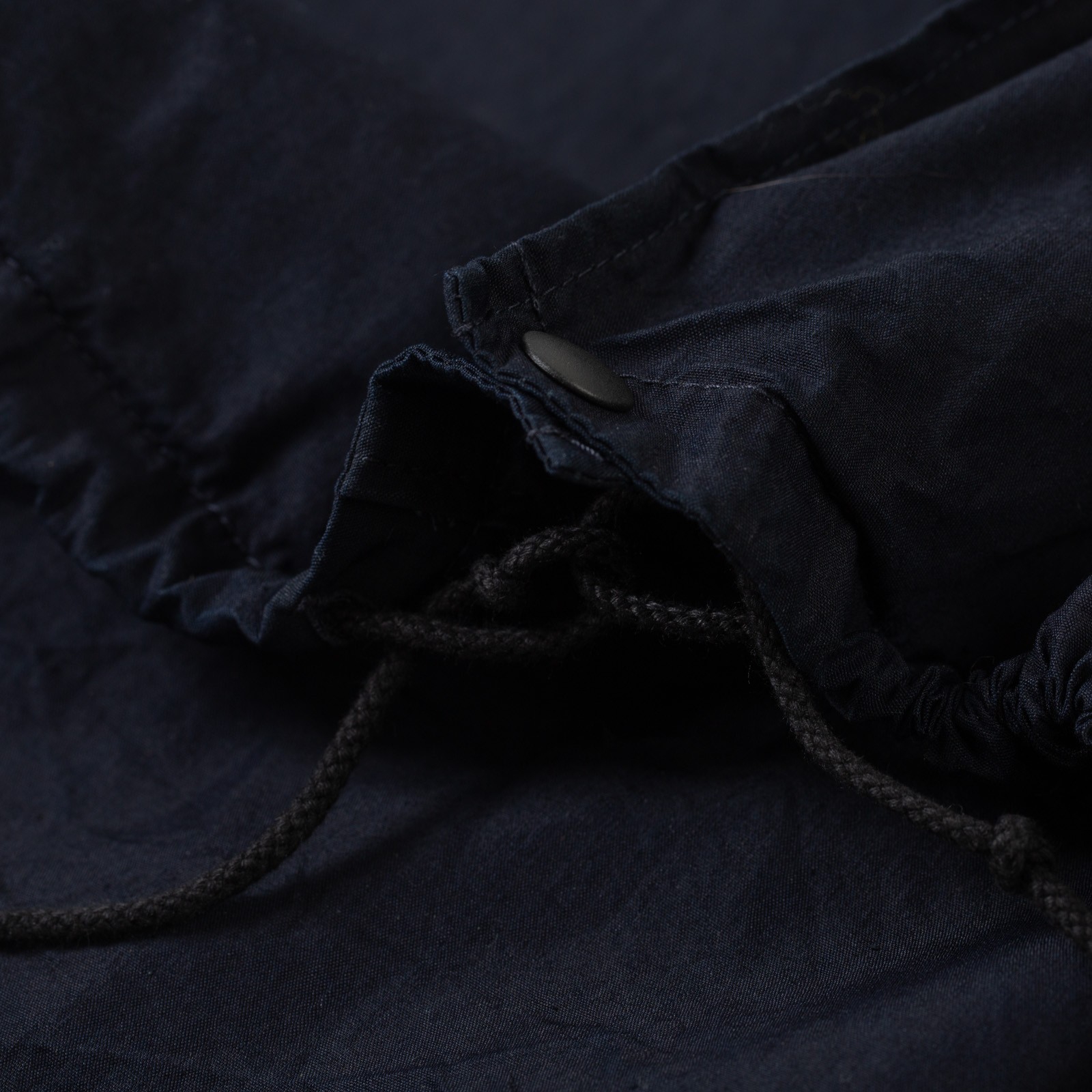 F2462 Nylon Coach Jacket Indigo