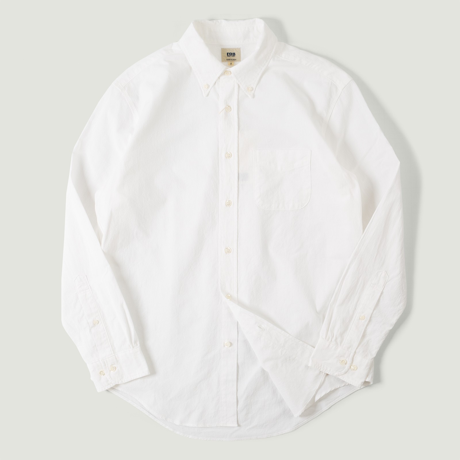 F3502 Oxford B.D. Shirt White