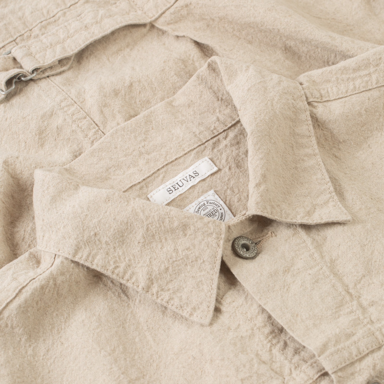 col flaneurs veste Seuvas trucker jacket natural (2)