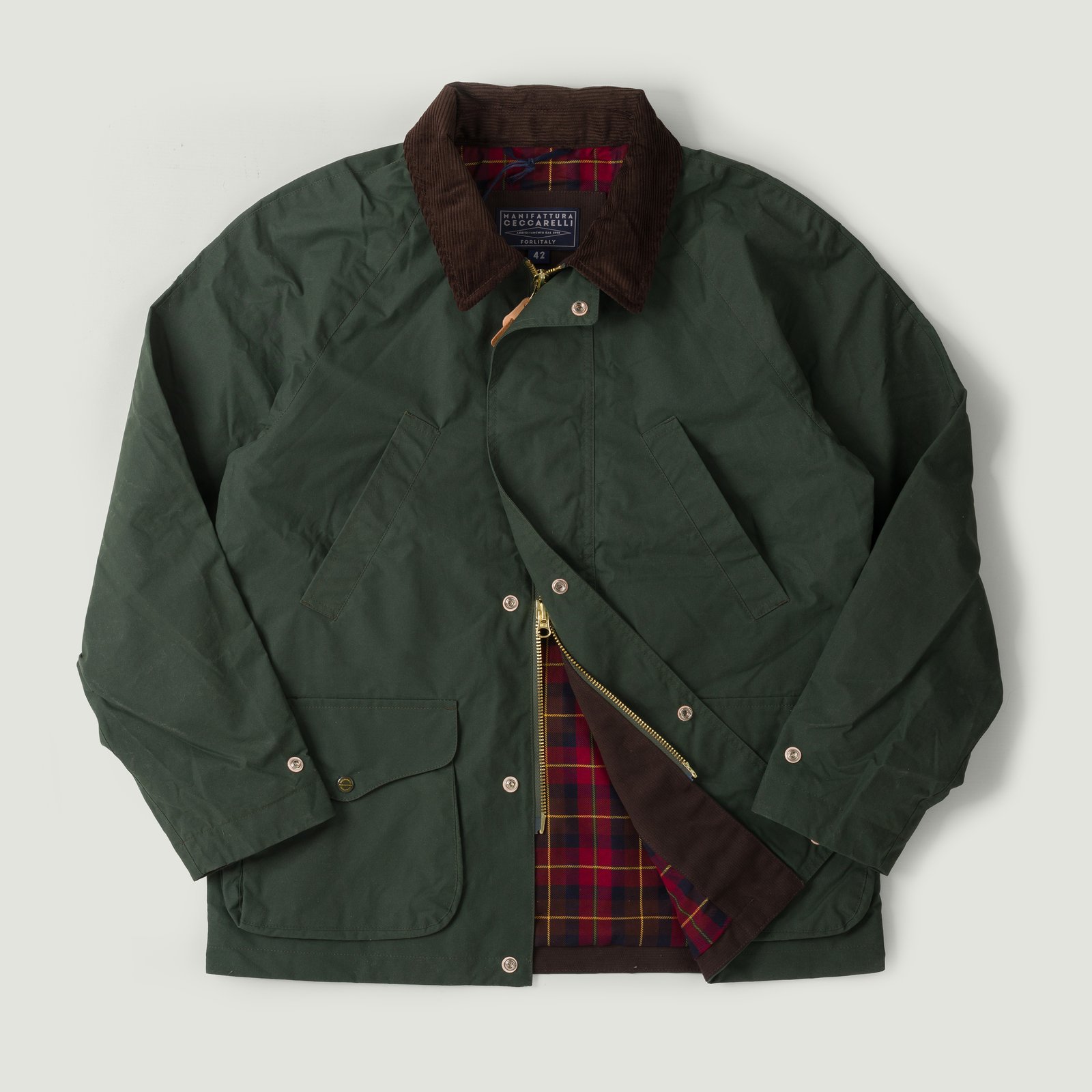 Rain Caban Dark Green