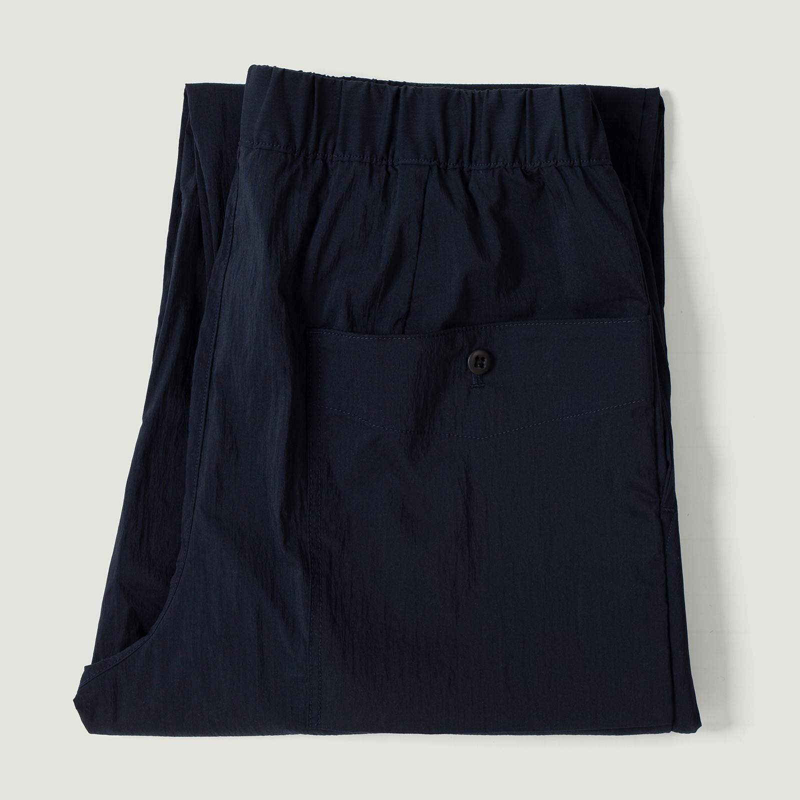 Vignettes flaneurs JACKMAN Crepe Umps Pants Dark Navy