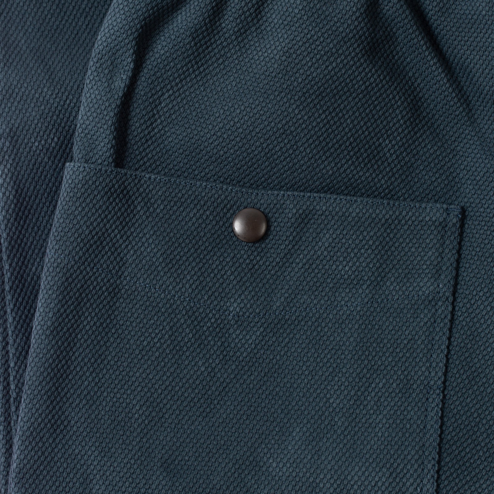 détail poche pression flaneurs JACKMAN Sashiko Umps Pants Iron Navy (4)